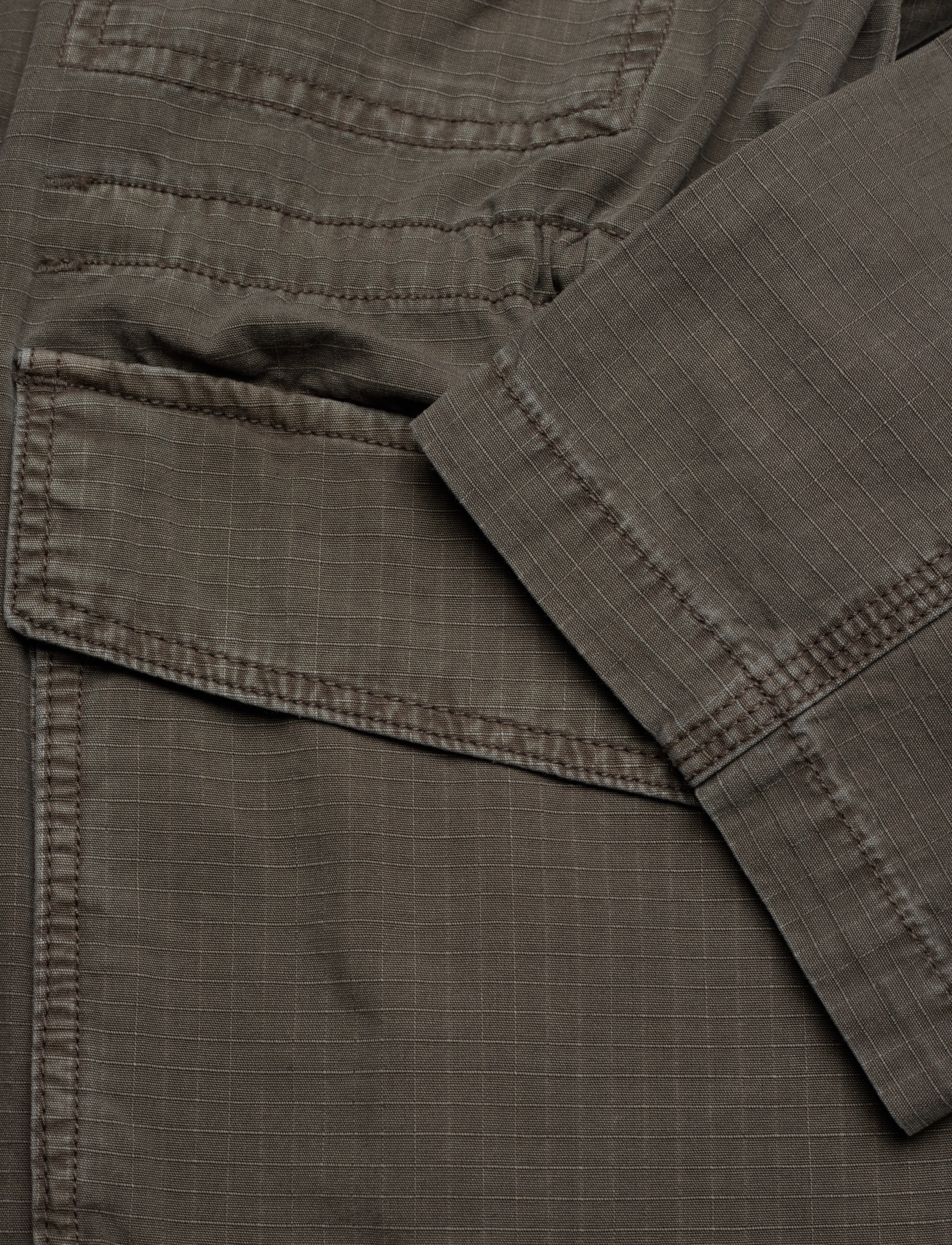 Weekday - Washed Ribstop Jacket - mole dark - 3