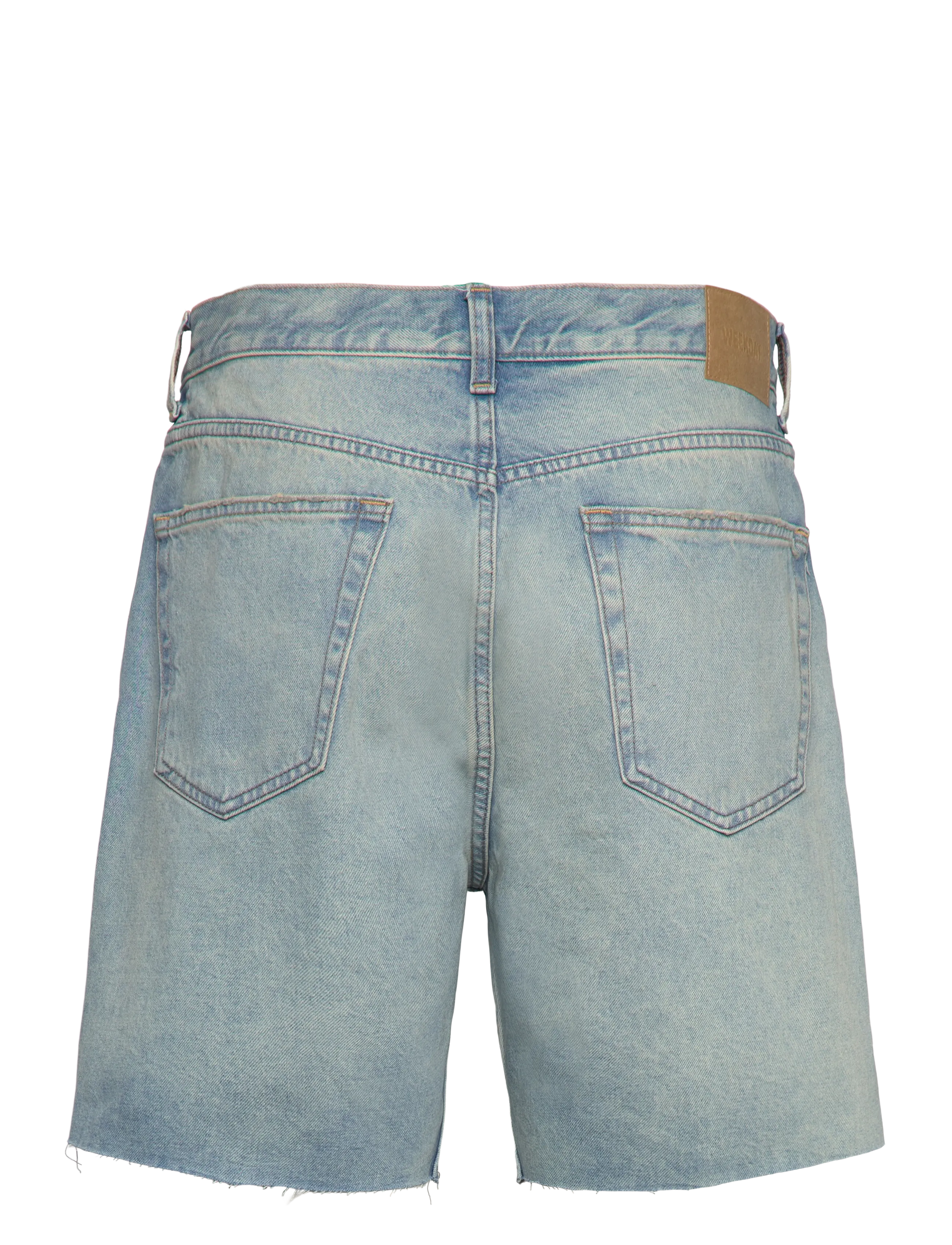Weekday - Space Denim Relaxed Shorts - jorts - bum blue - 1