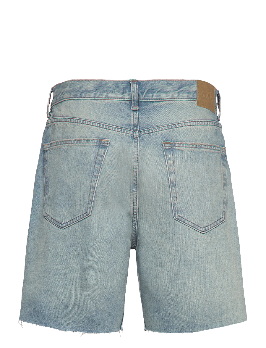 Weekday - Space Denim Relaxed Shorts - jorts - bum blue - 1