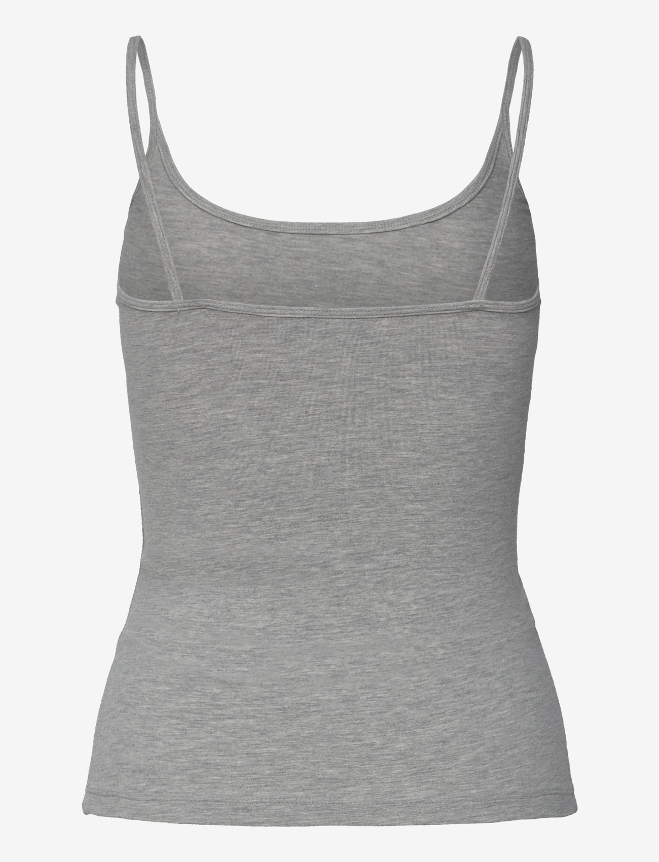 Weekday - Fitted Strappy Scoop Neck Singlet - grey dusty light - 1