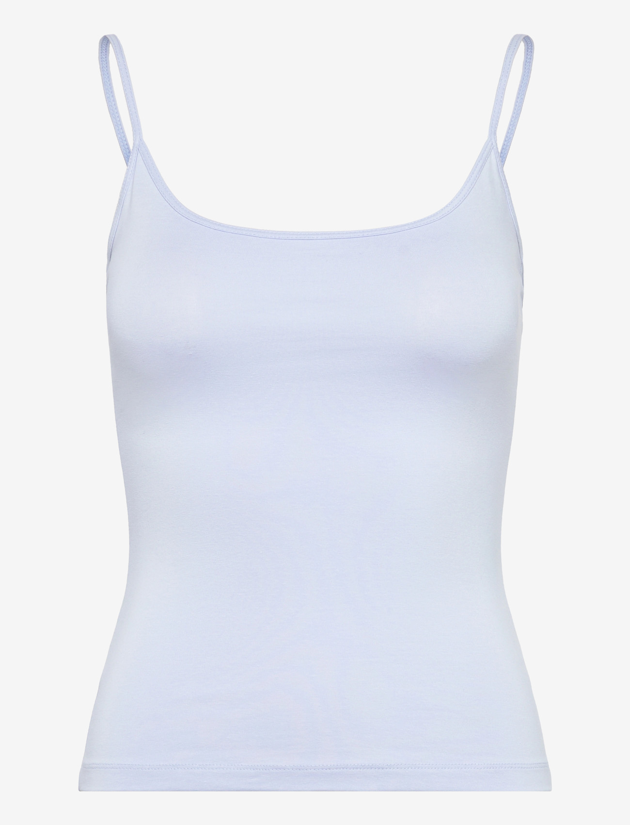 Weekday - Fitted Strappy Scoop Neck Singlet - Ärmellose tops - light blue - 0