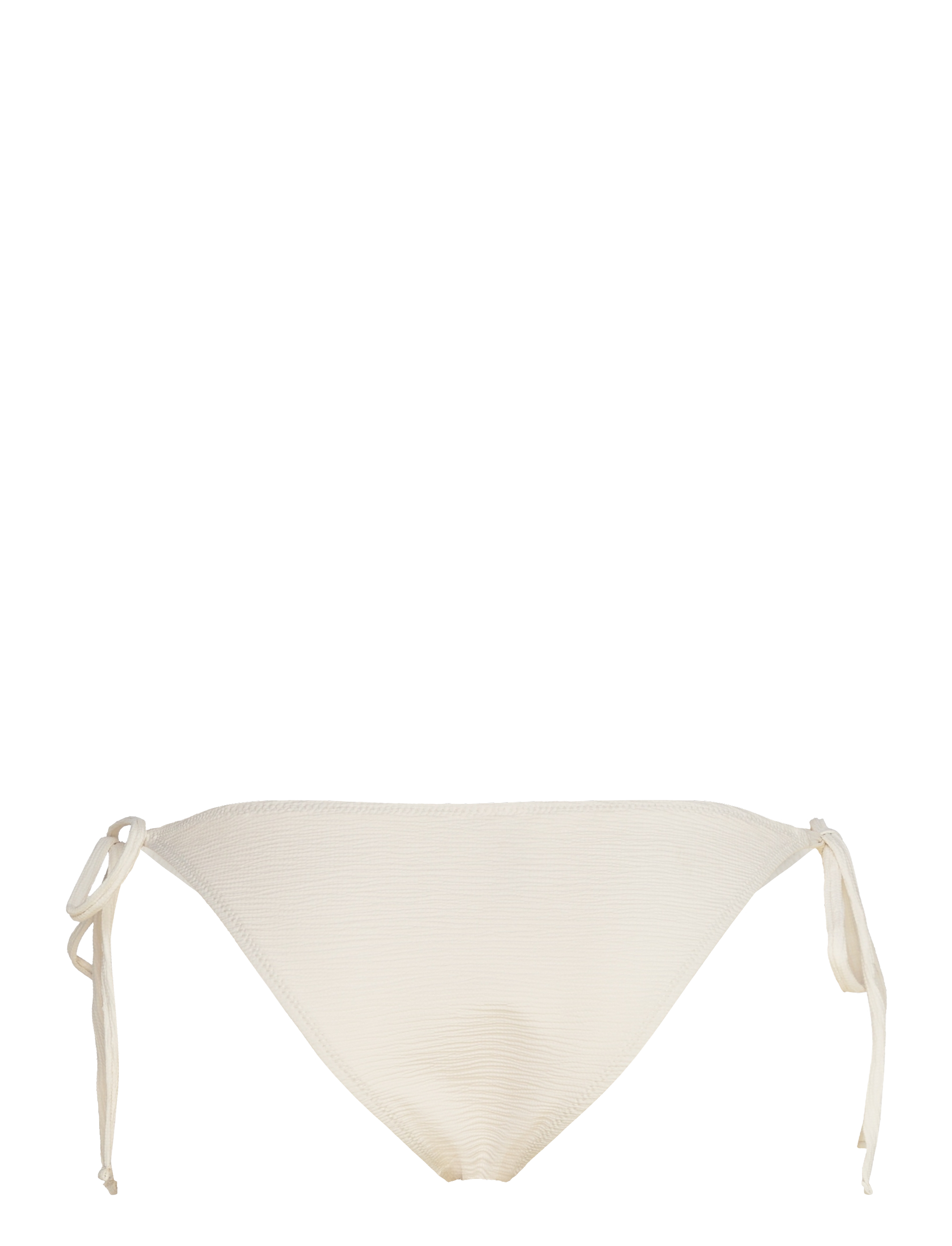 Weekday - Structured Strappy Tie Bikini Bottoms - bikini ar sānu aukliņām - white dusty light - 1