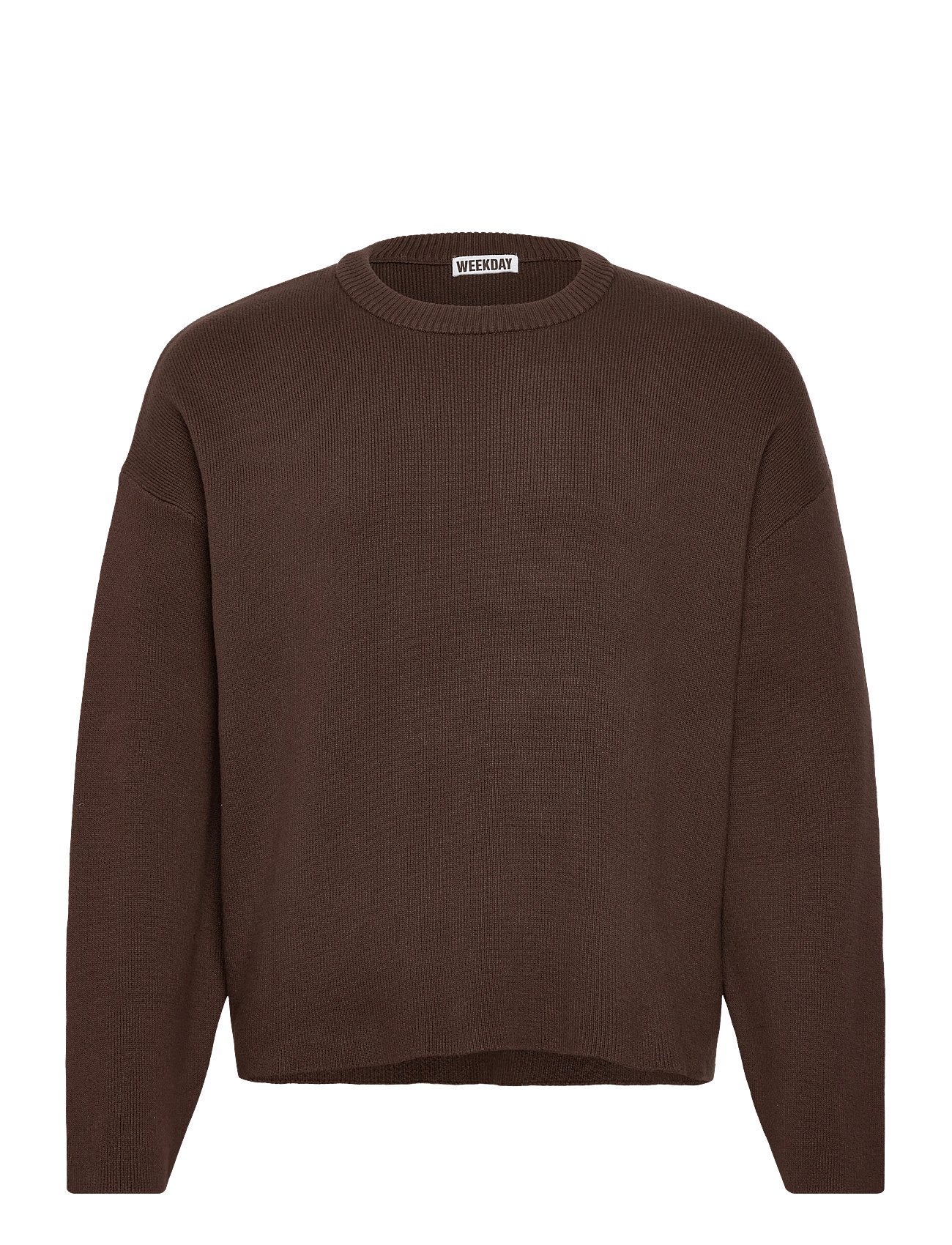 Boxy Knitted Cotton Sweater