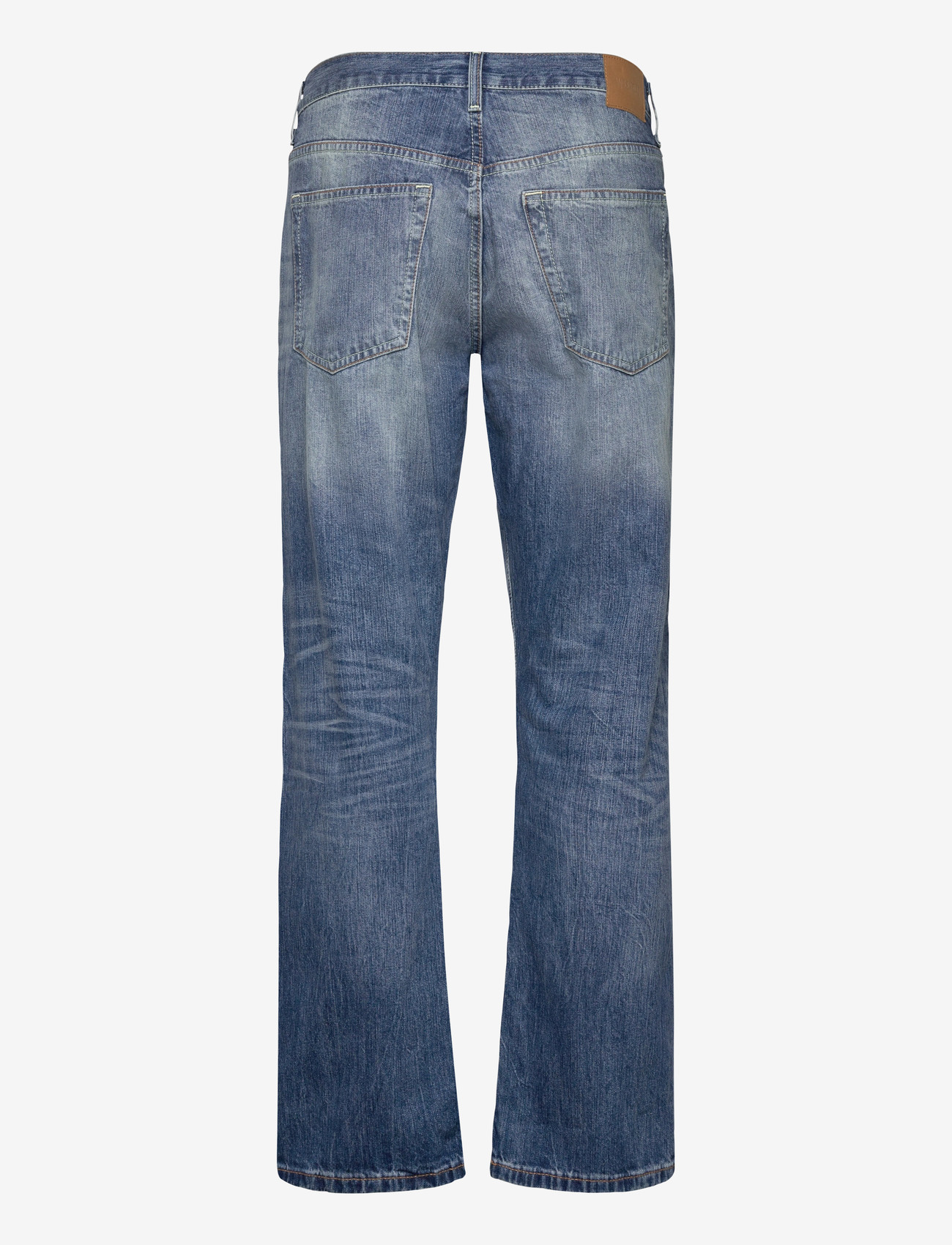 Weekday - Meteor Low Rise Relaxed Straight Leg Jeans - loose jeans - board blue - 1