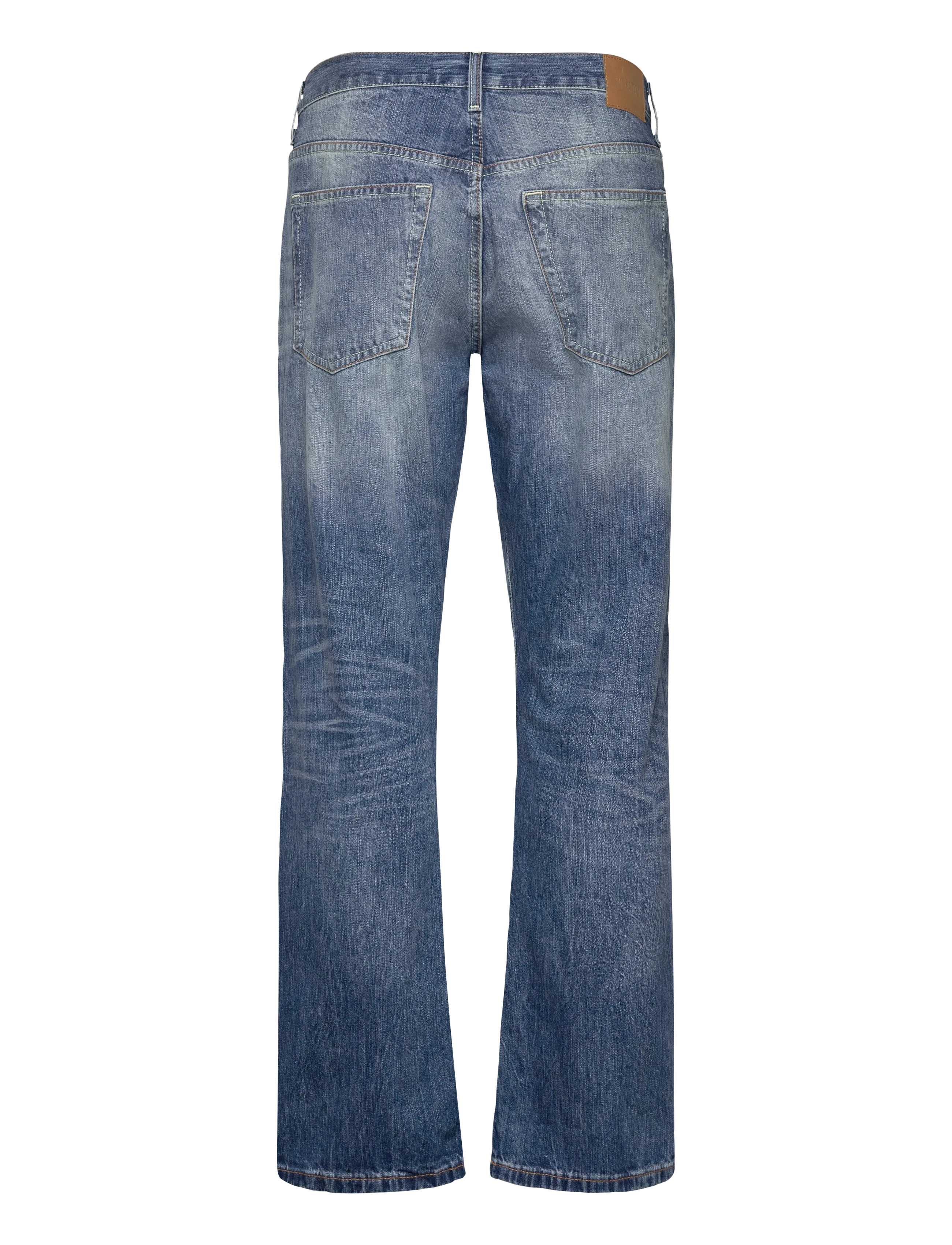 Weekday - Meteor Low Rise Relaxed Straight Leg Jeans - board blue - 1