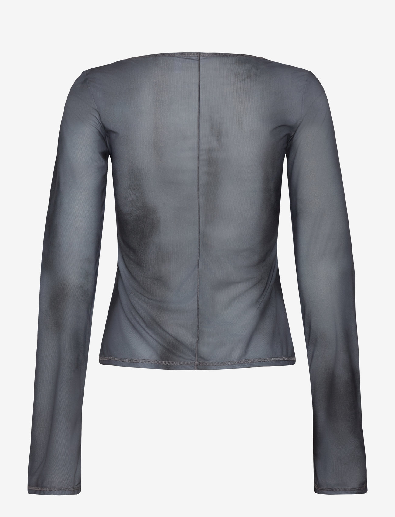 Weekday - Printed Long Sleeve - t-shirts met lange mouwen - dark grey - 1