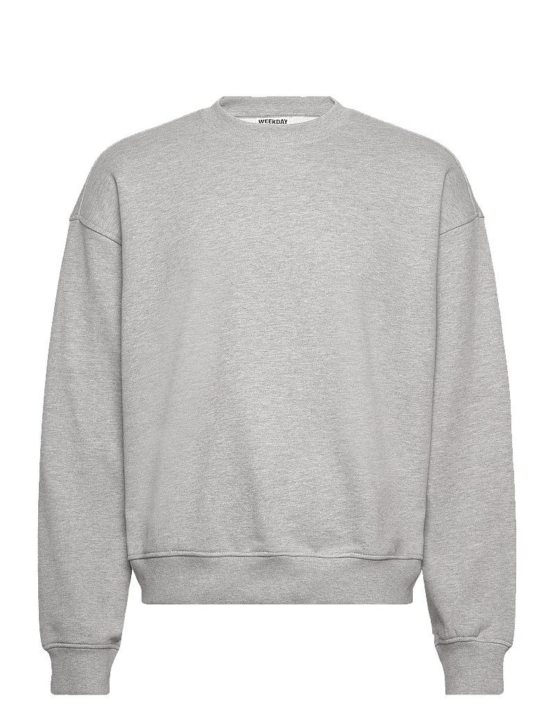 Weekday - Boxy Terry Sweatshirt - shop by occasion - grey melange - 0