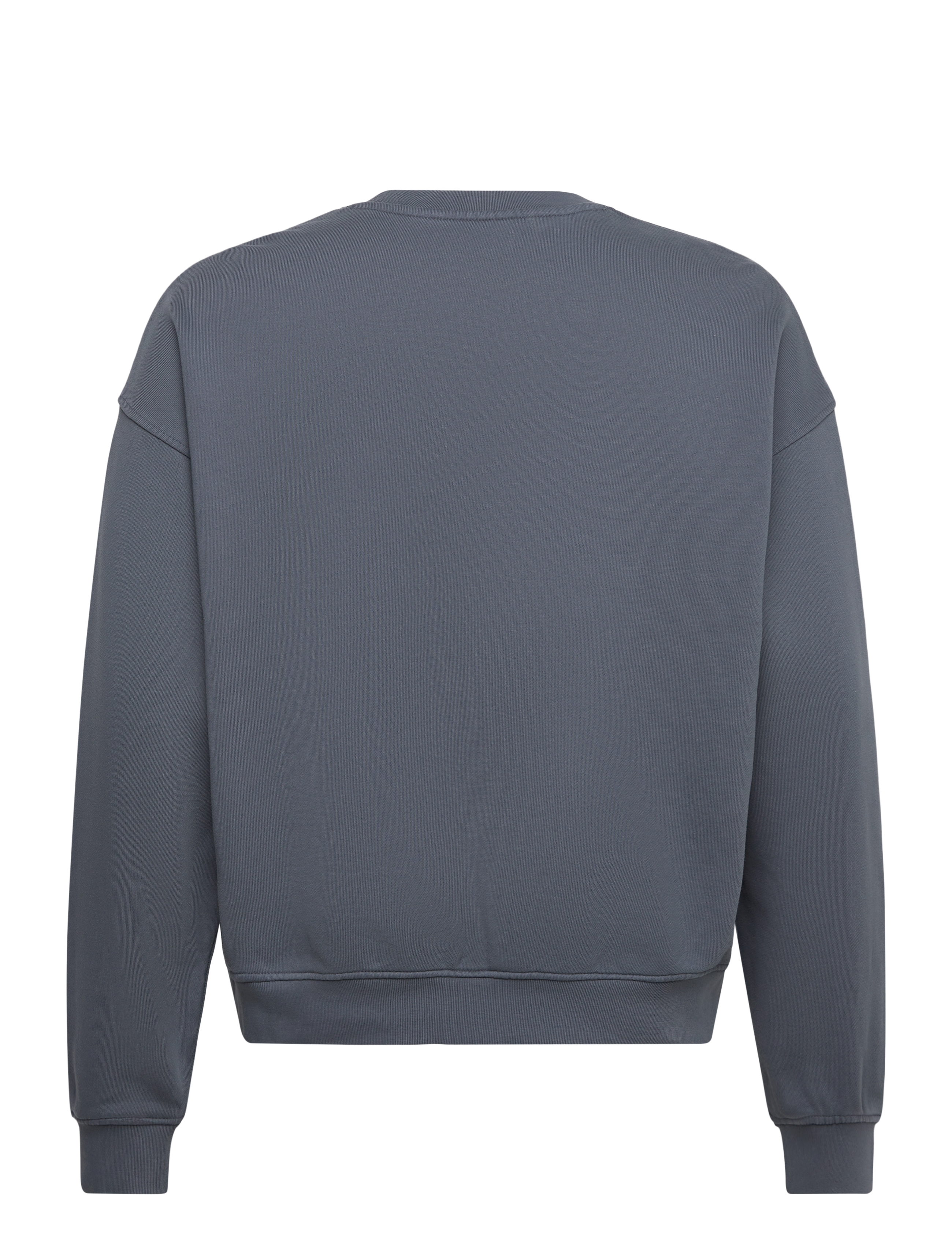 Weekday - Boxy Terry Sweatshirt - navy with pigment dye - 1