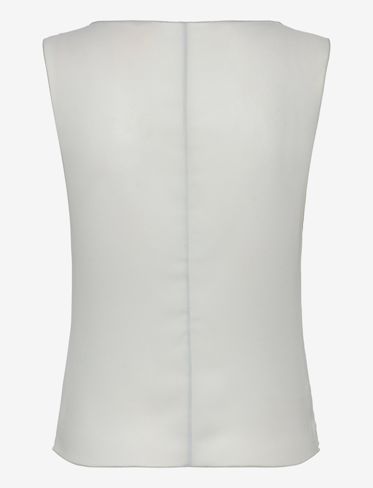 Weekday - Chiffon Top - blouses zonder mouwen - light grey - 1