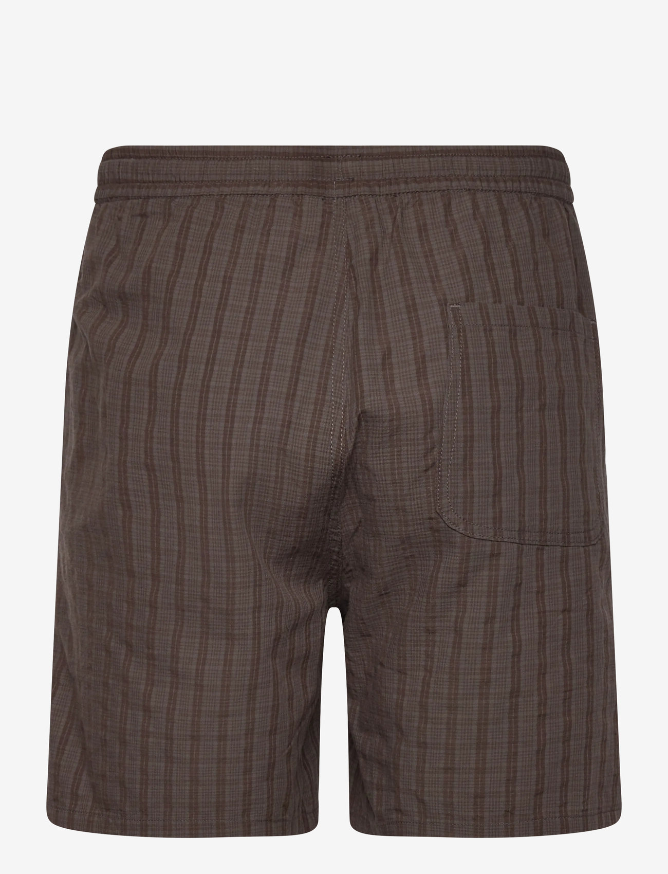 Weekday - Relaxed Shorts - krótkie spodenki - brown check - 1