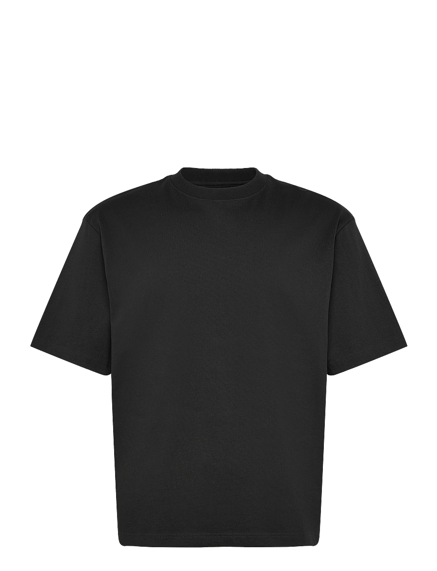 Weekday - T-shirt Relaxed - kurzärmelige t-shirts - black - 0