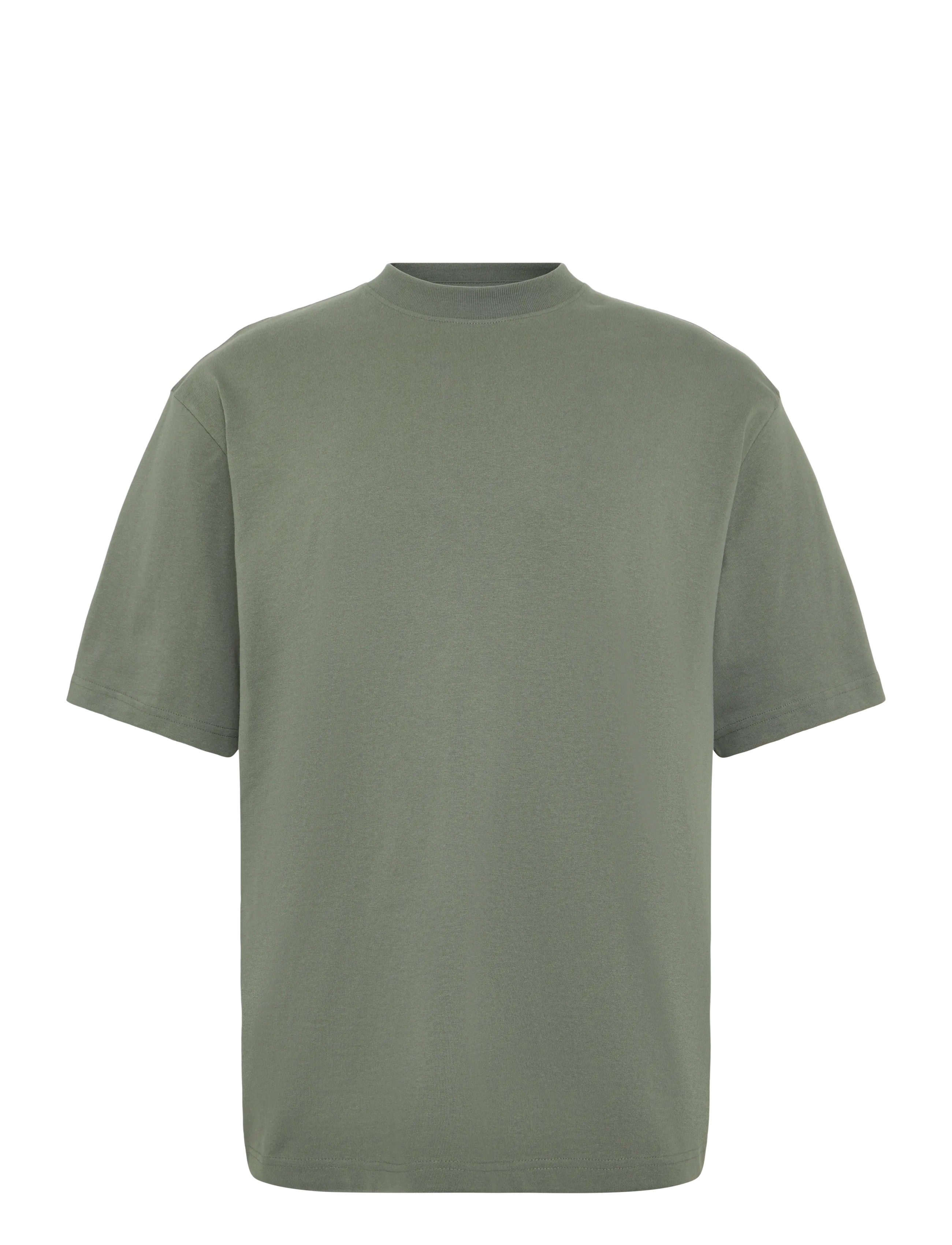 Weekday Relaxed T-shirt - Short-sleeved t-shirts - KHAKI GREEN / khaki/green