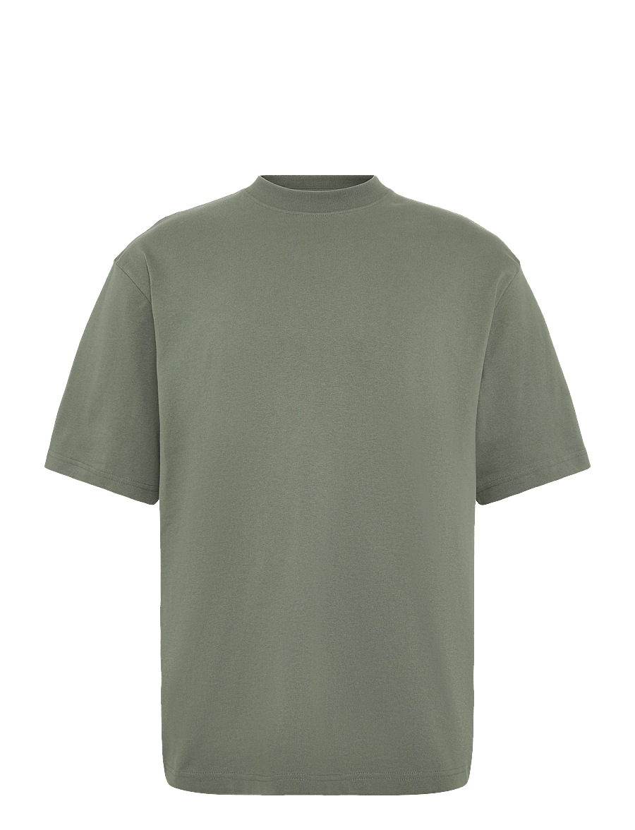 Weekday - T-shirt Relaxed - lühikeste varrukatega t-särgid - khaki green - 0