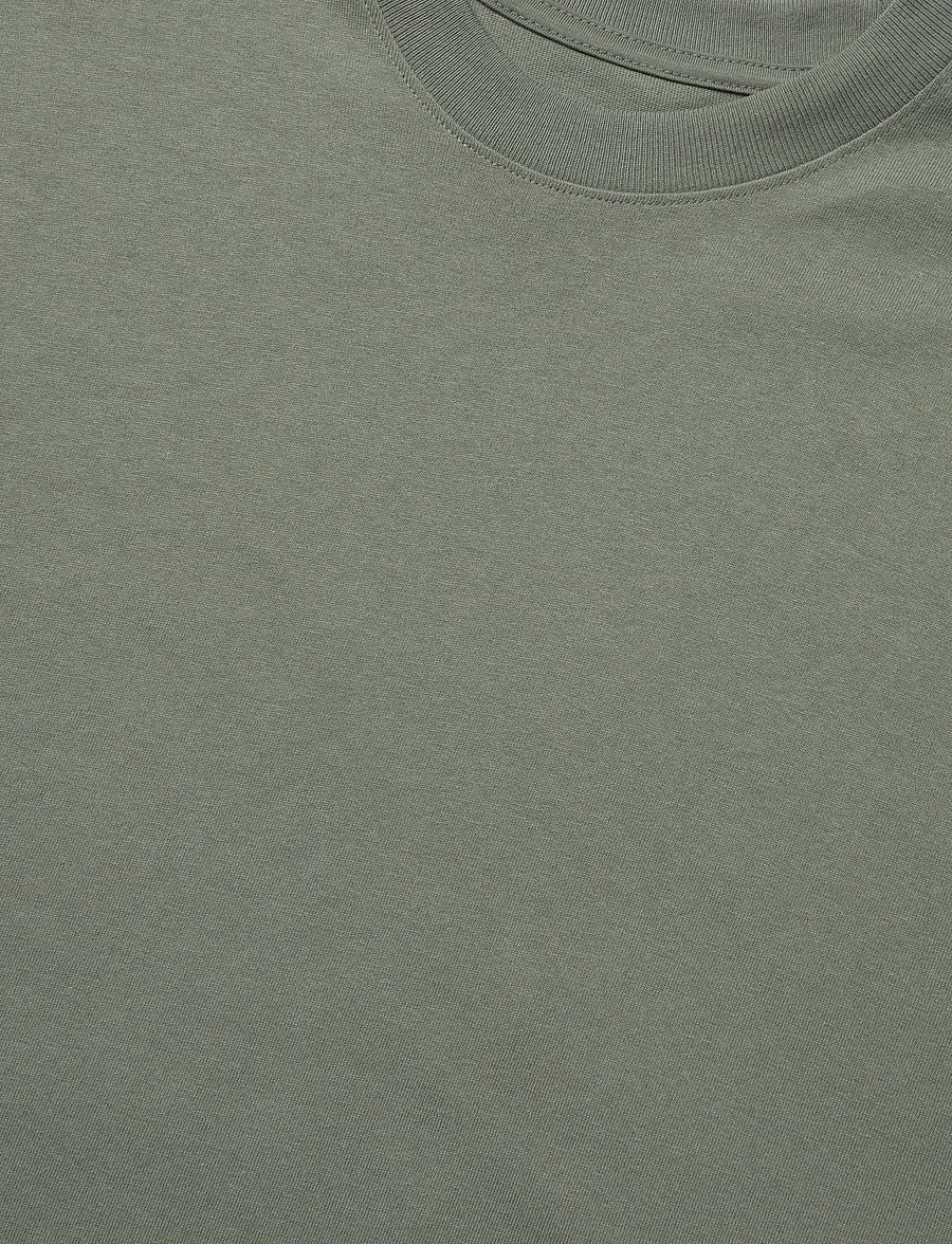 Weekday - T-shirt Relaxed - lühikeste varrukatega t-särgid - khaki green - 2