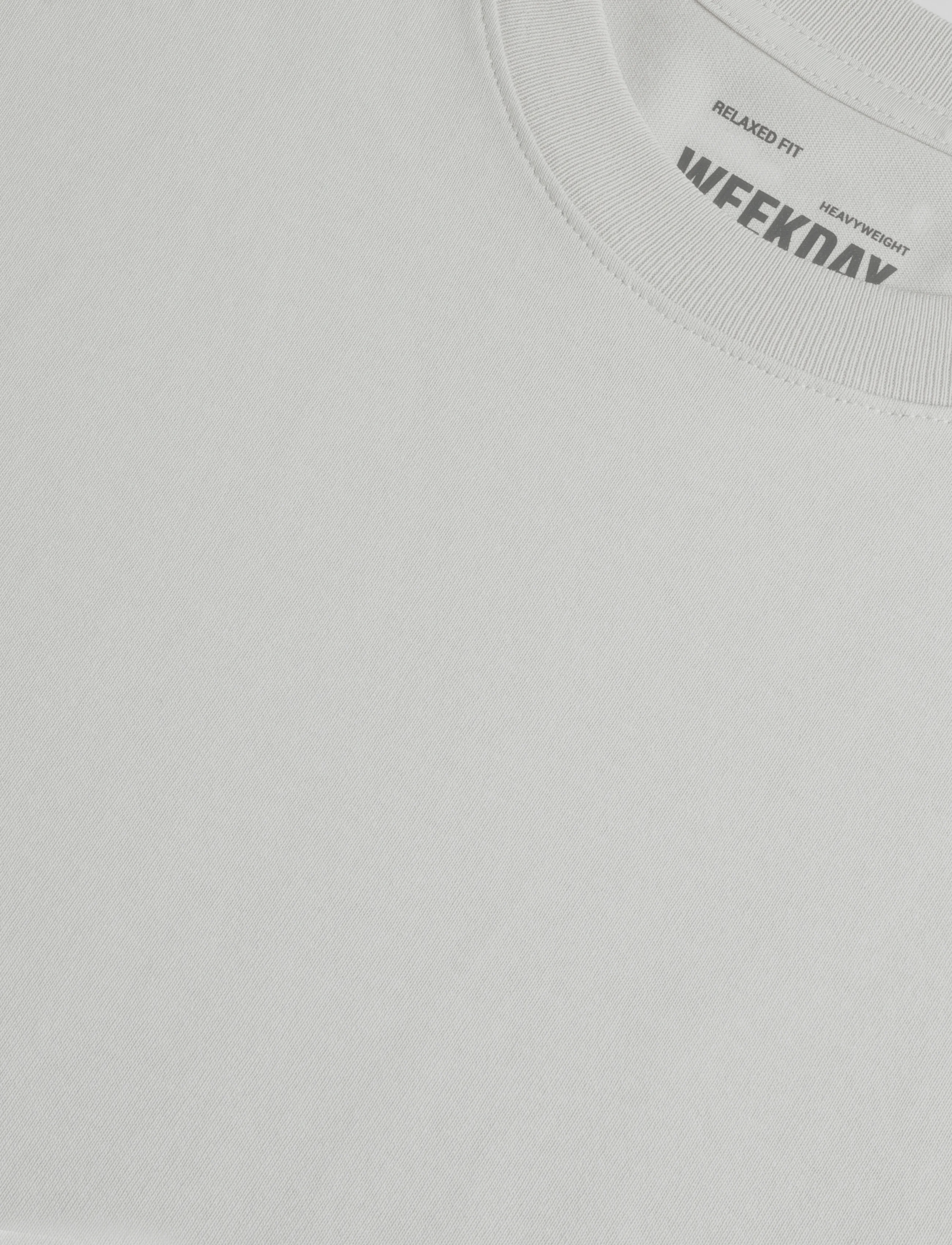 Weekday - T-shirt Relaxed - short-sleeved t-shirts - off white - 2