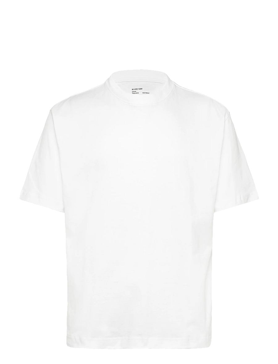 Weekday - T-shirt Relaxed - lühikeste varrukatega t-särgid - white - 0