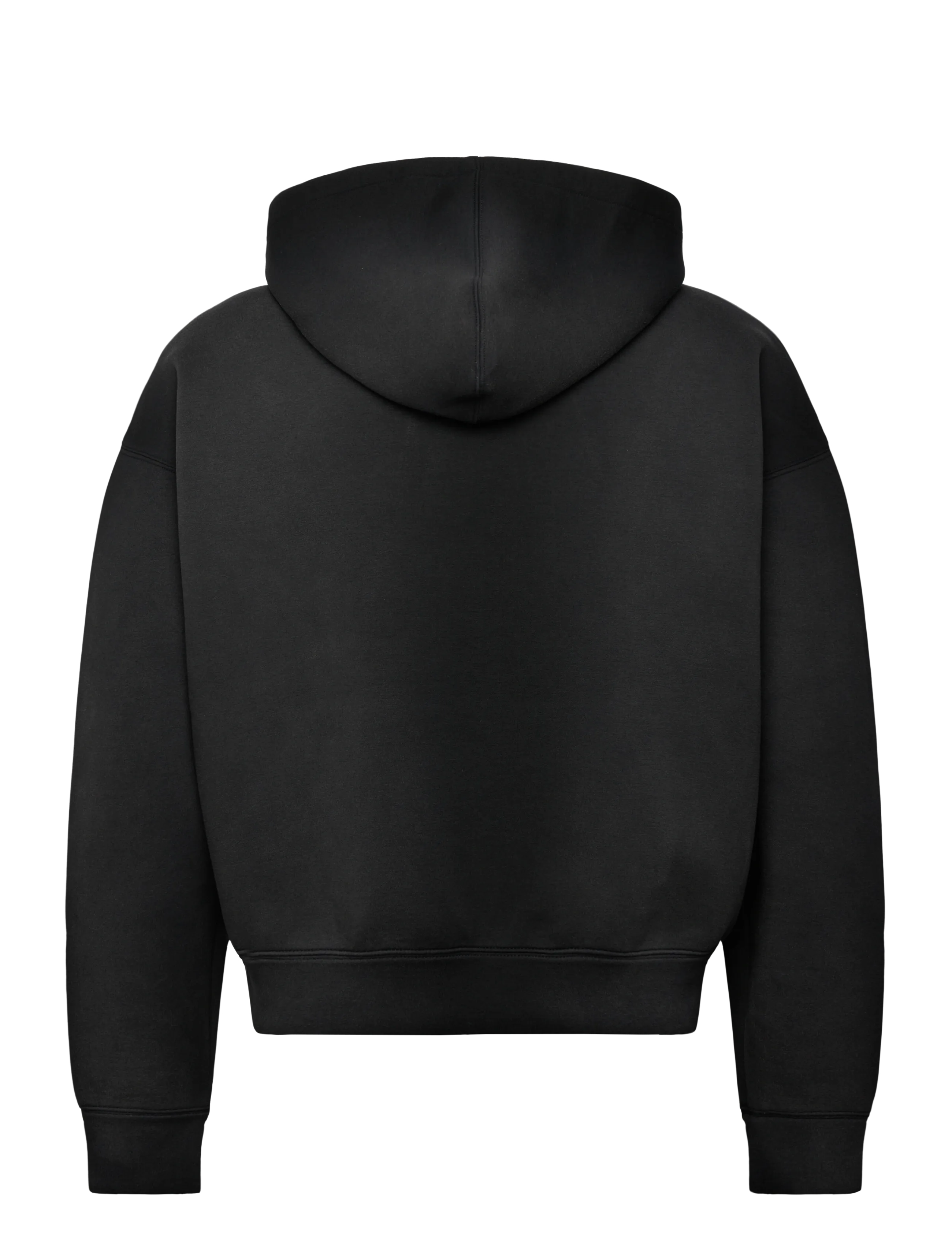 Weekday - Simon Washed Scuba Zip Hoodie - kapuzenpullover - washed black - 1
