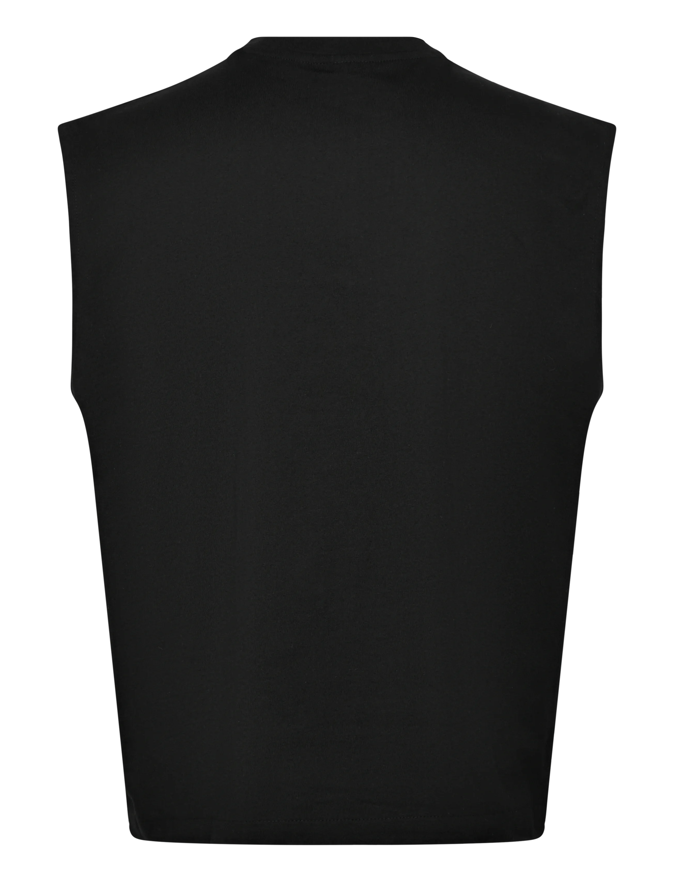 Weekday - Loose Fit Square Cotton Tank Top - tank top - black - 1