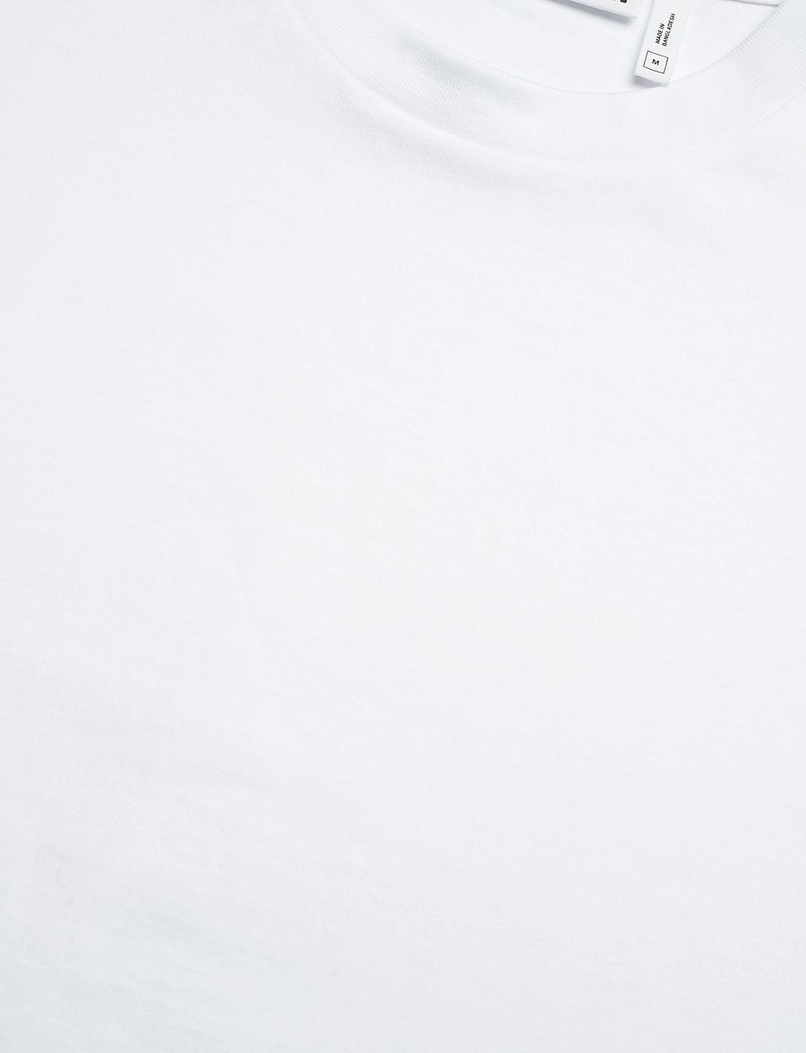 Weekday - Loose Fit Square Cotton Tank Top - linnen - white - 2