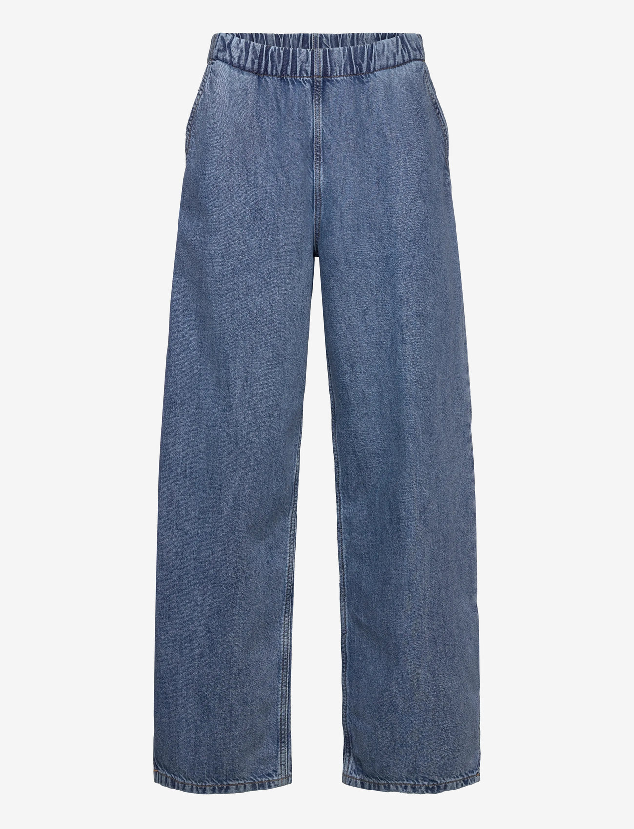 Weekday - Astro Baggy Denim Joggers - vida jeans - 90's blue - 0