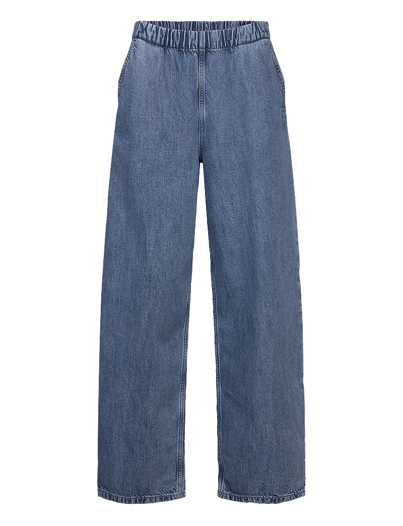 Weekday - Astro Baggy Denim Joggers - hosen mit weitem bein - 90's blue - 0