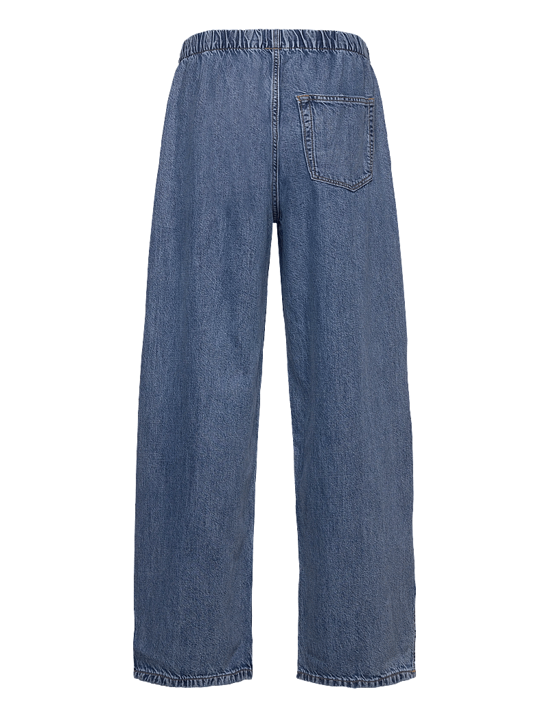 Weekday - Astro Baggy Denim Joggers - hosen mit weitem bein - 90's blue - 1