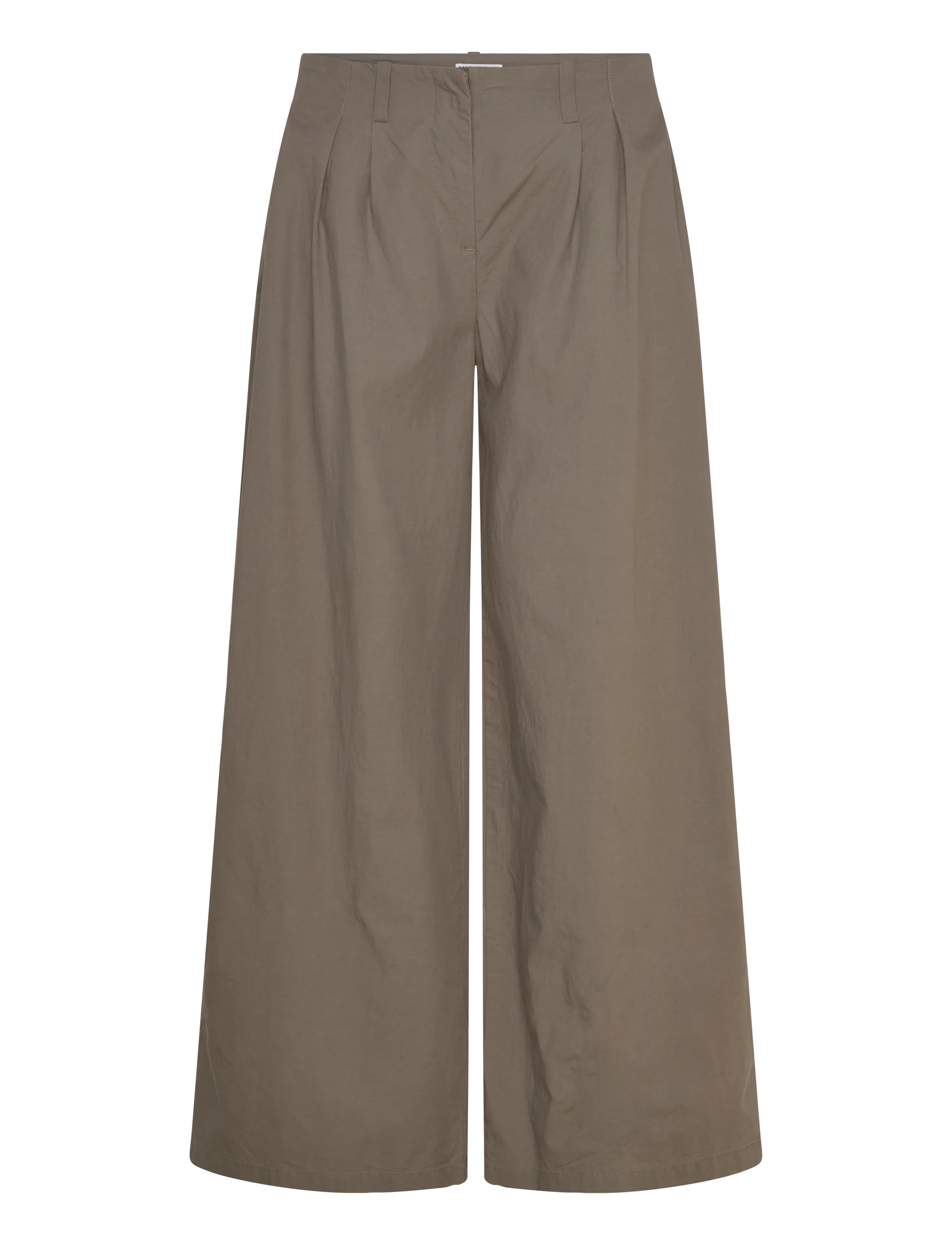 Weekday Aya Pleated Trousers - Transitional Layering - GREY / grey