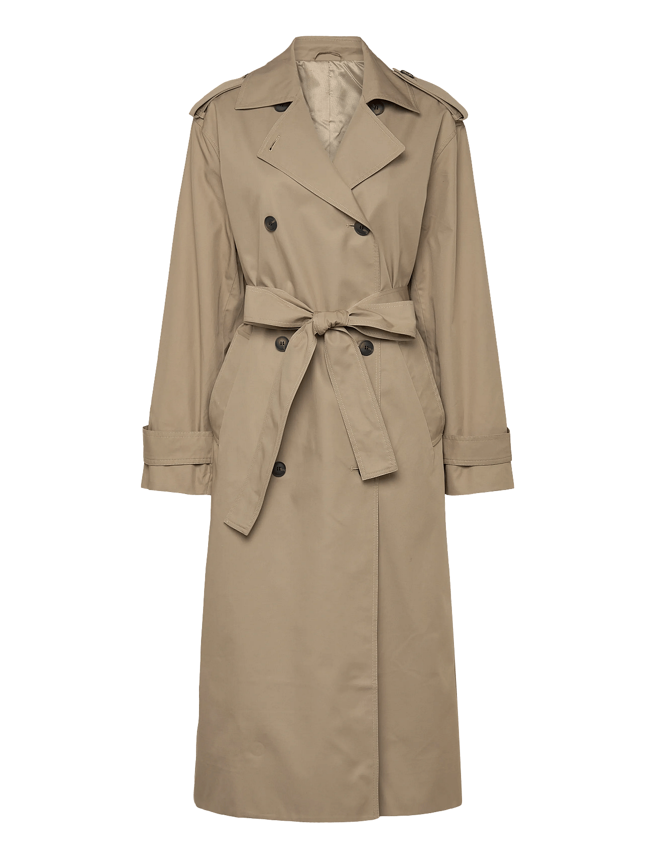 Weekday - Oversized Double-Breasted Canvas Trench