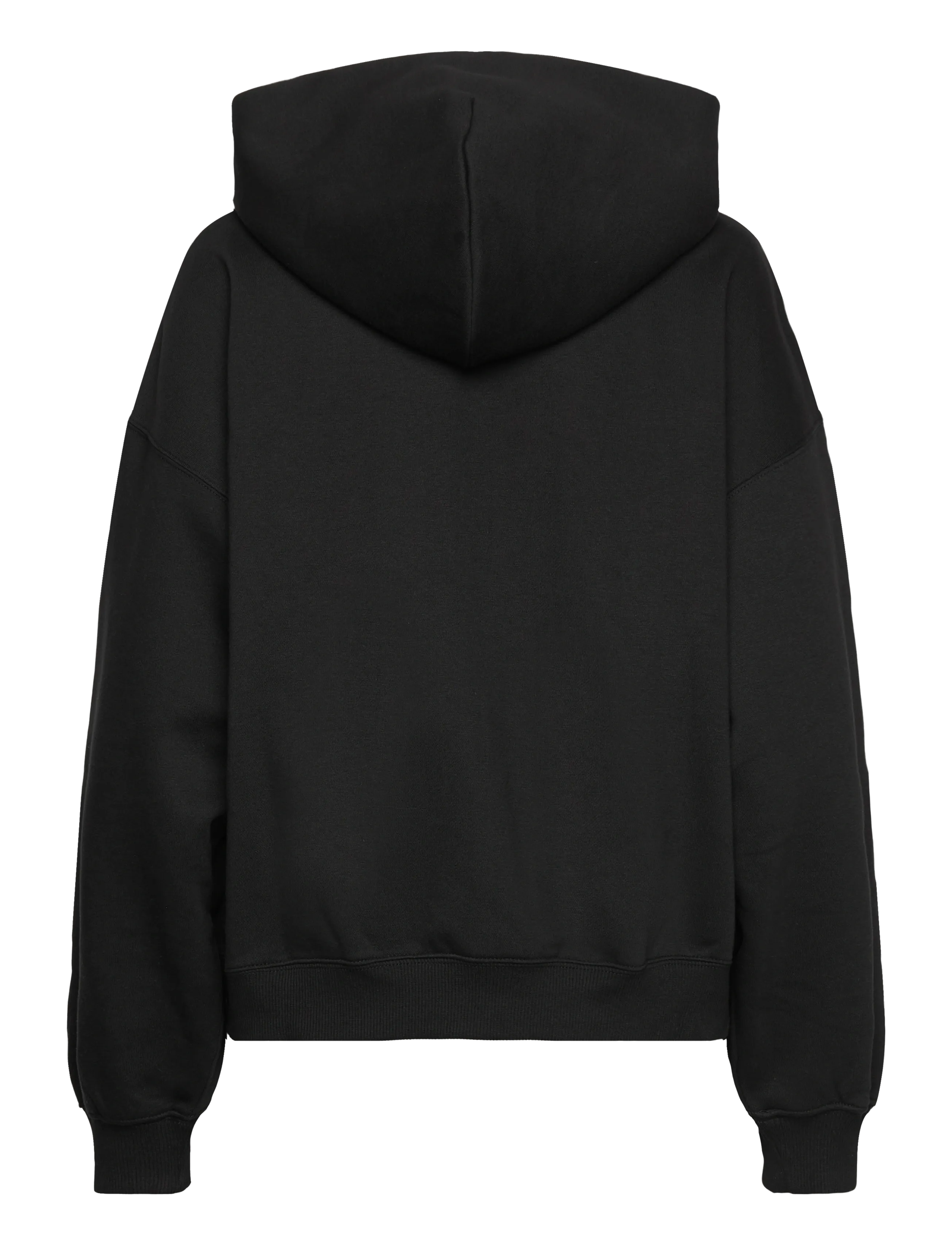 Weekday - Oversized Heavyweight Zip Hoodie - black - 1