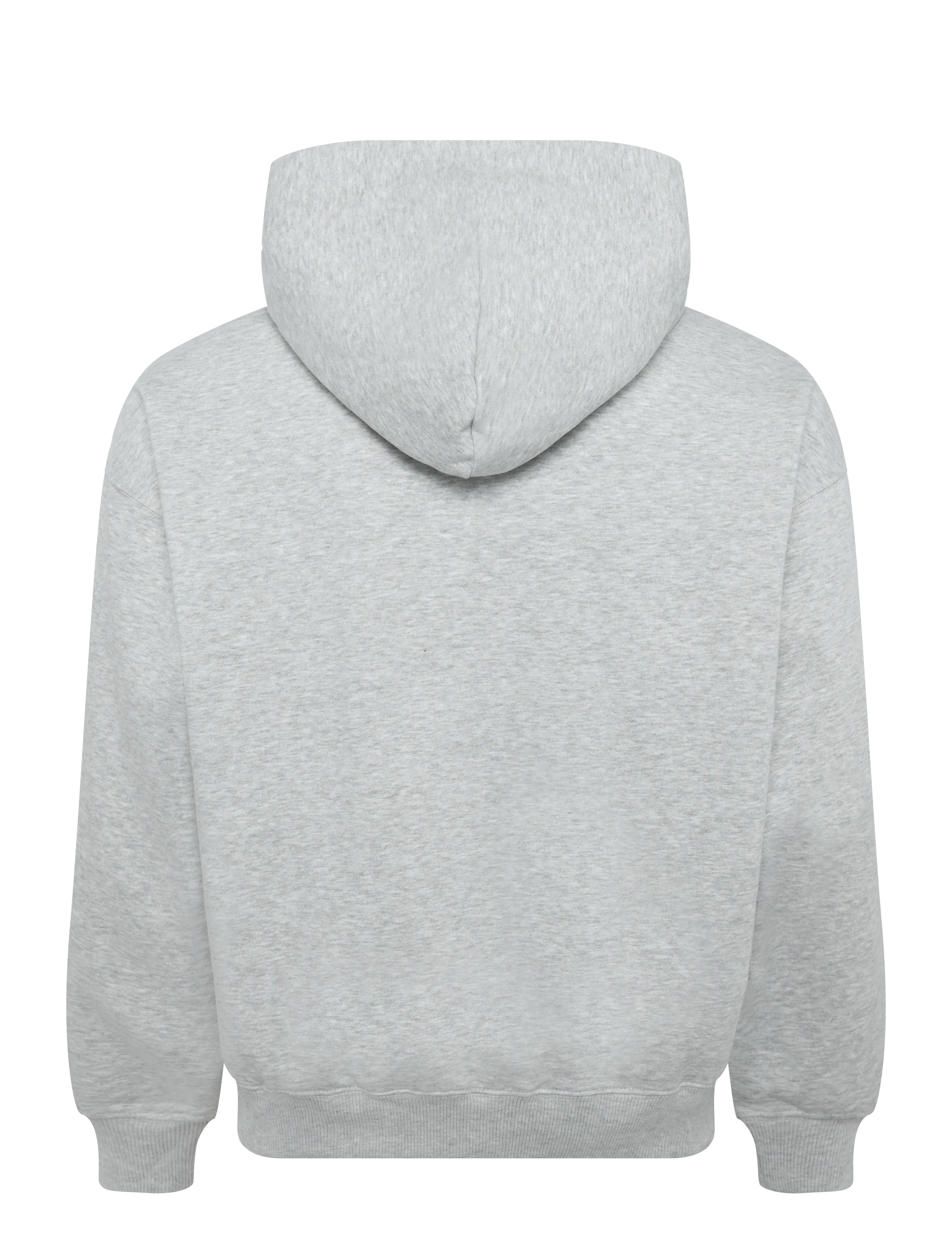 Weekday - Oversized Heavyweight Zip Hoodie - hoodies - grey melange - 1