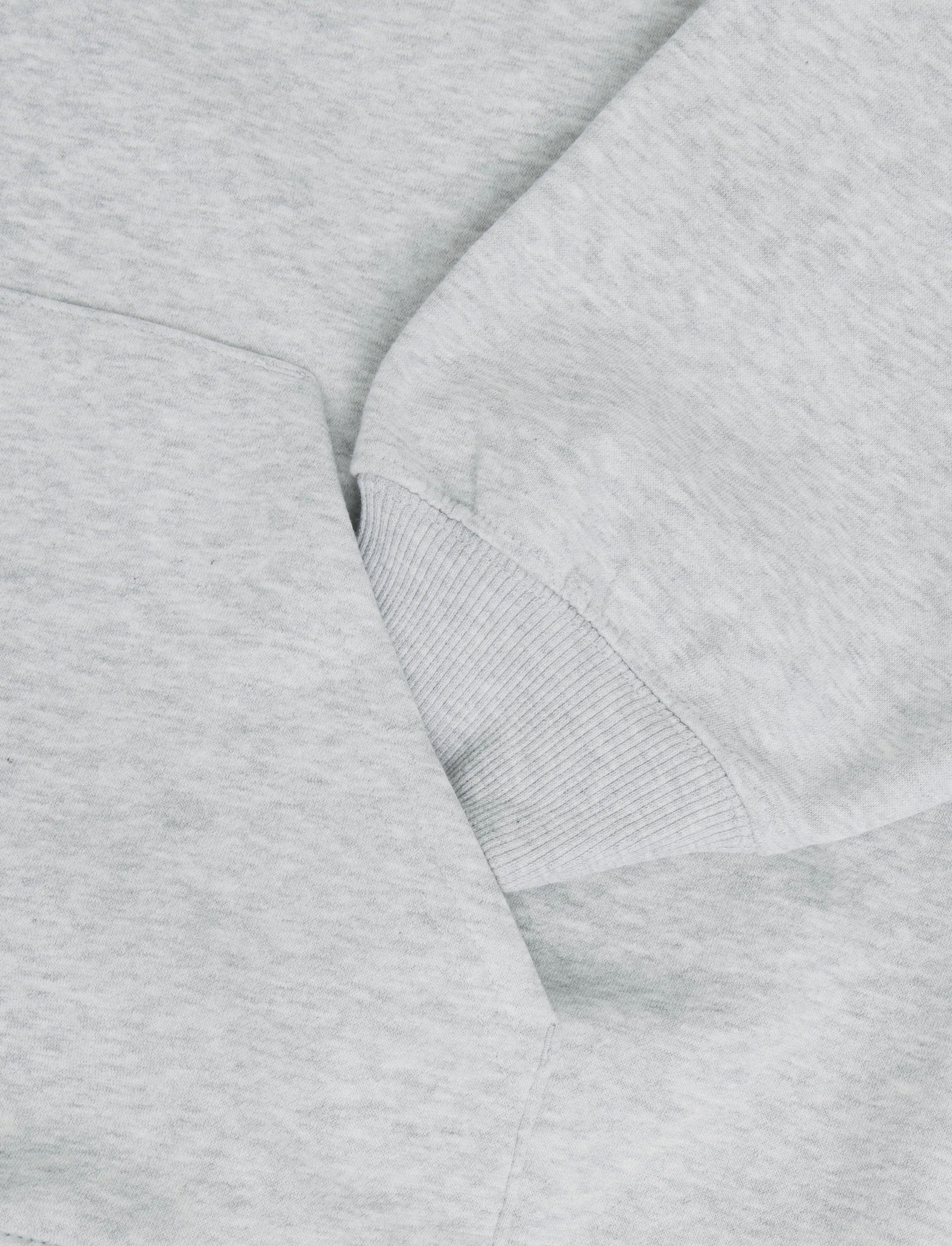 Weekday - Oversized Heavyweight Zip Hoodie - hoodies - grey melange - 3