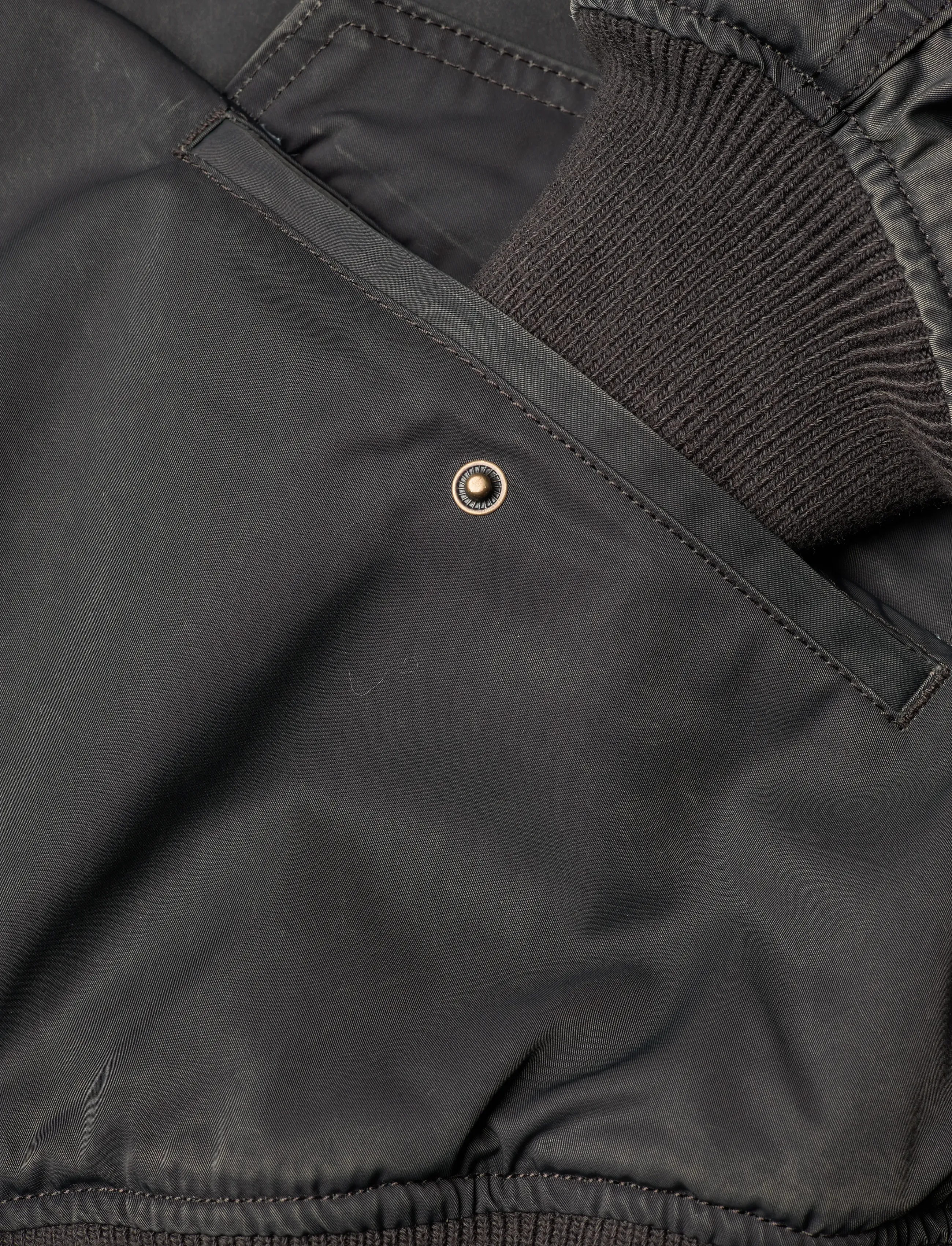 Weekday - Oversized Twill Bomber Jacket - frühlingsjacken - dark grey washed - 3