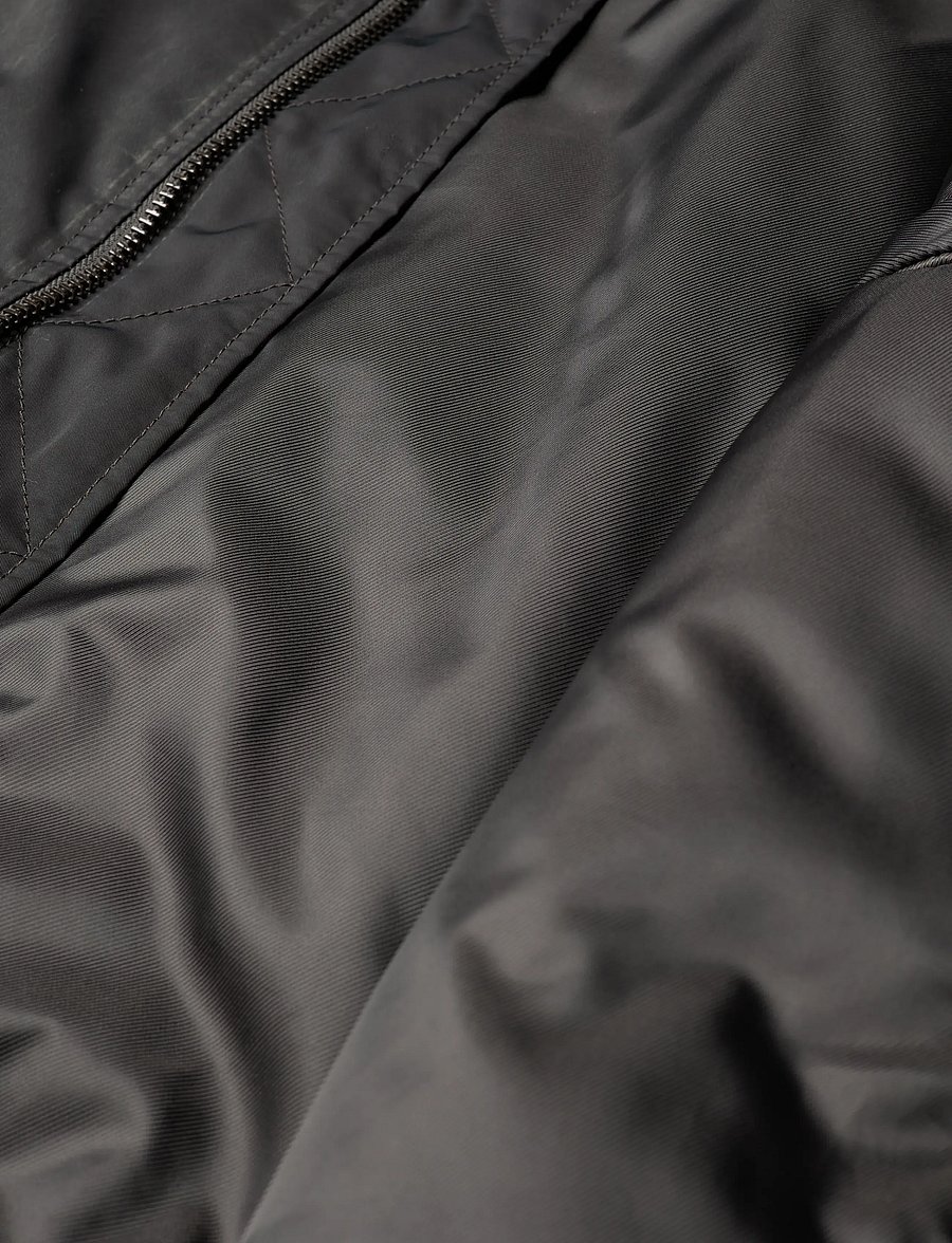 Weekday - Oversized Twill Bomber Jacket - bomber jackets - dark grey washed - 4
