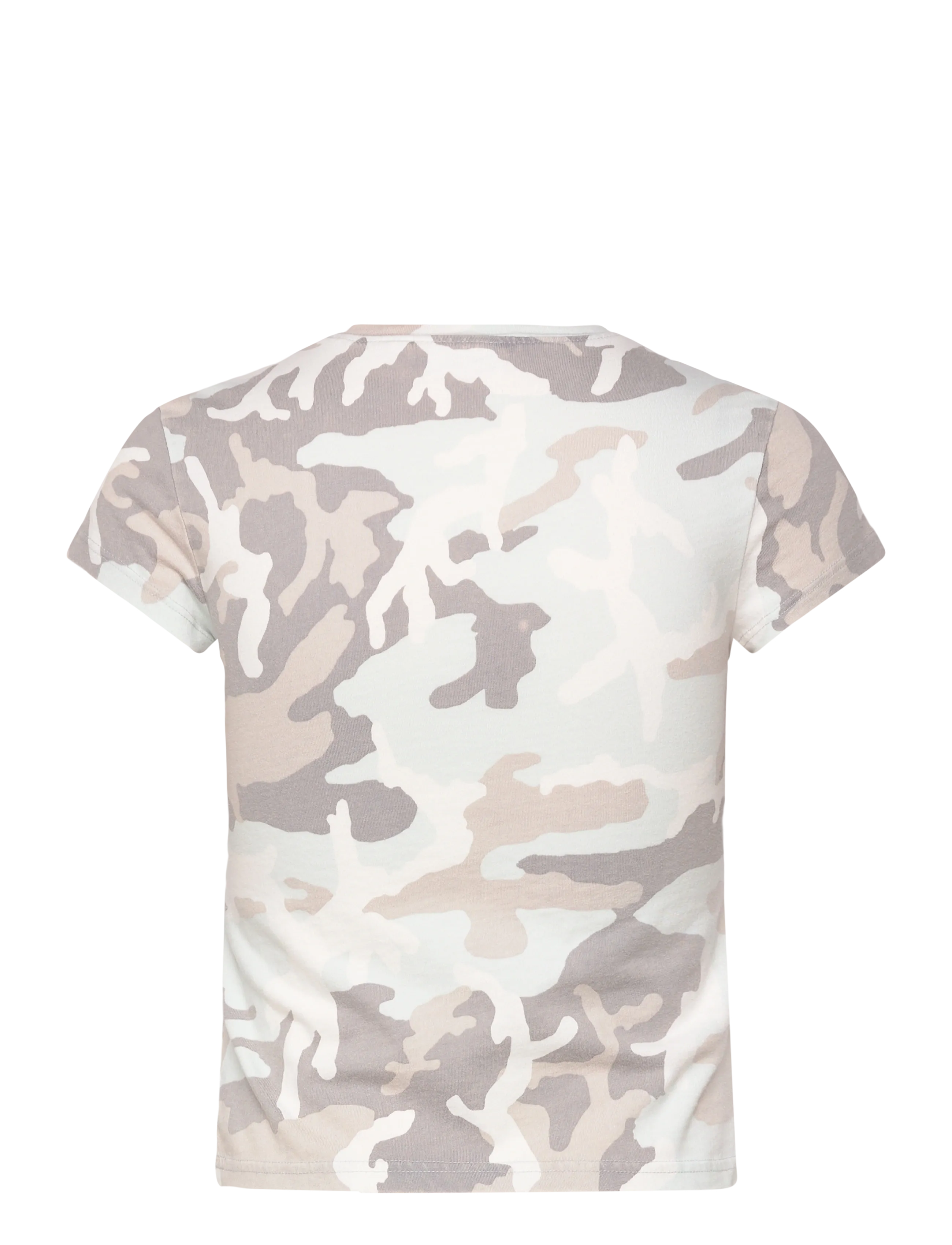Weekday - Boxy Printed Short-Sleeved T-shirt - t-shirts - camo aop - 1
