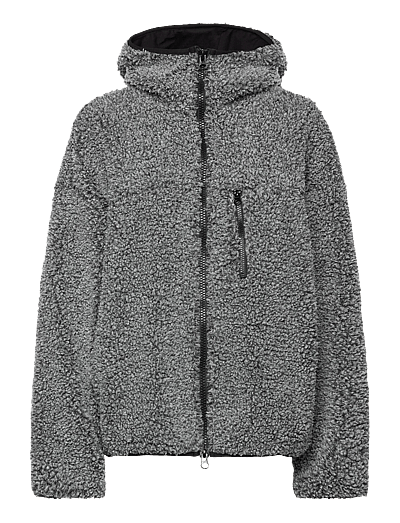 Oversized Zip-Up Pile Hoodie - HæTtetrøJer