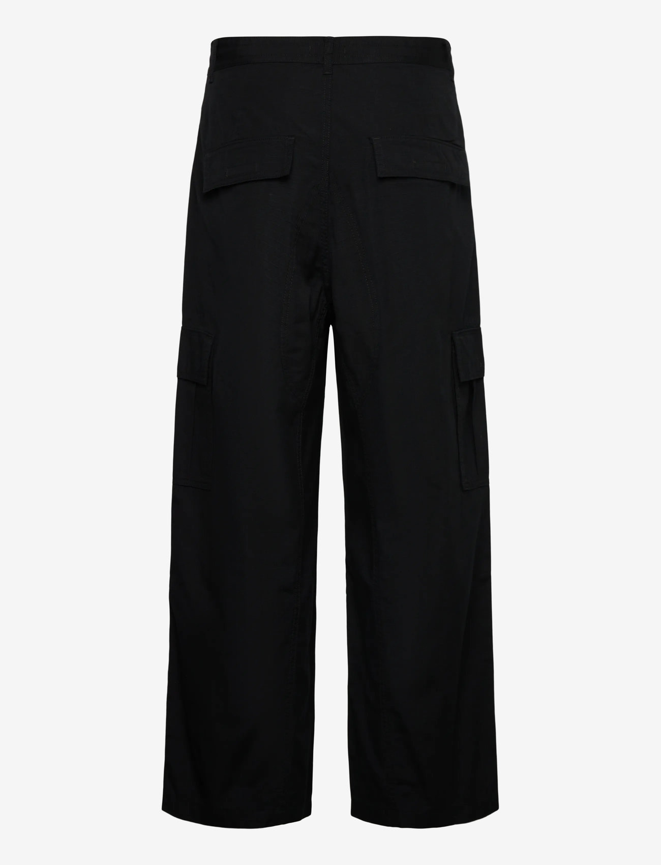 Weekday - Loose Cargo Trousers - cargohose - black dark - 1