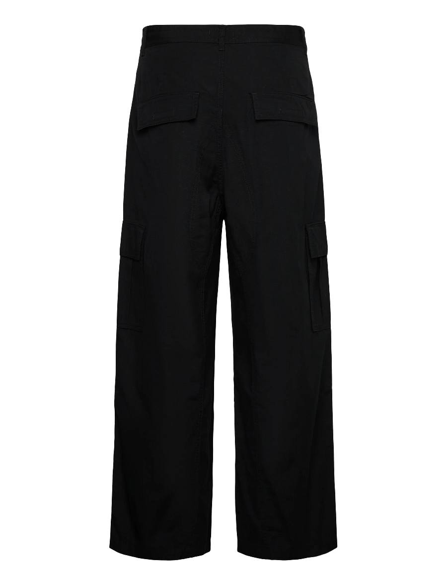 Weekday - Loose Cargo Trousers - cargobyxor - black dark - 1