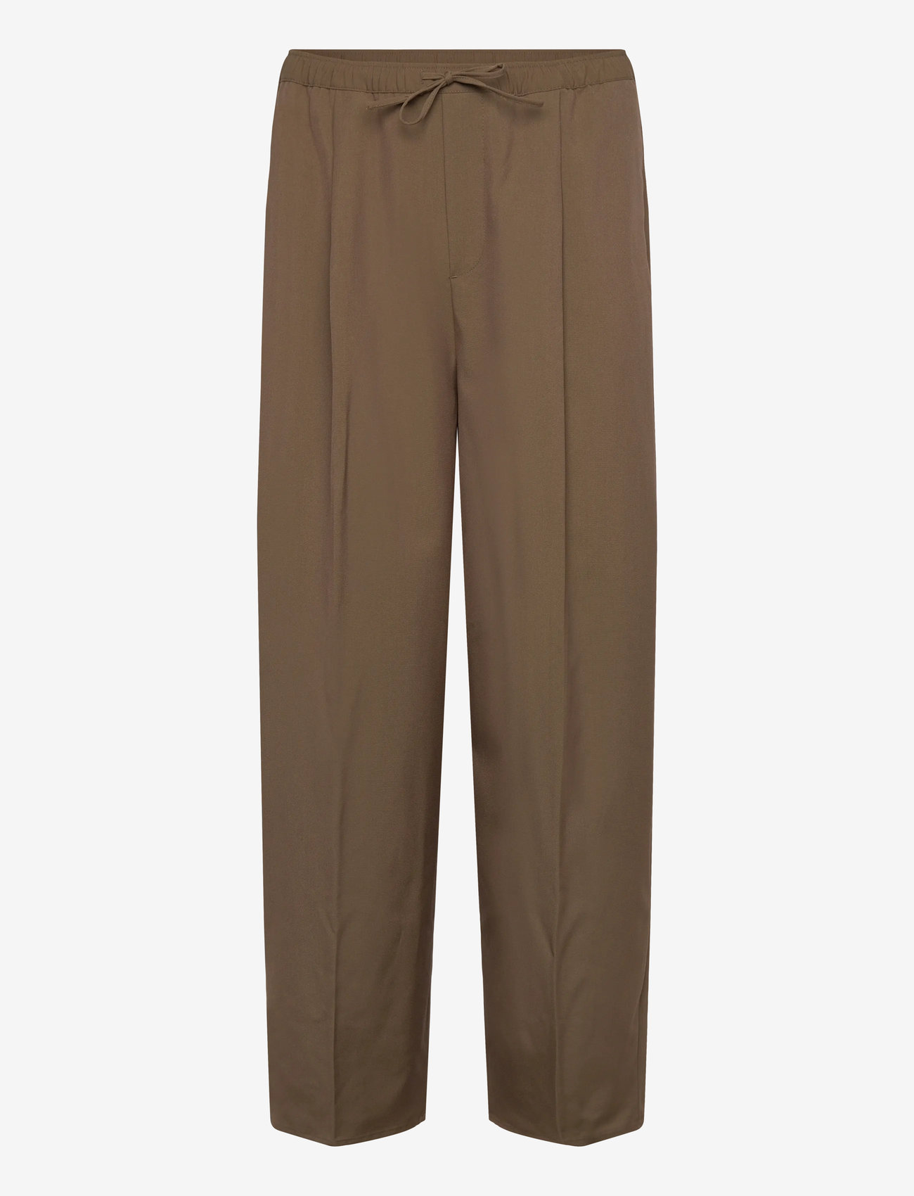 Weekday - Oversized Suit Trousers - anzugshosen - brown - 0