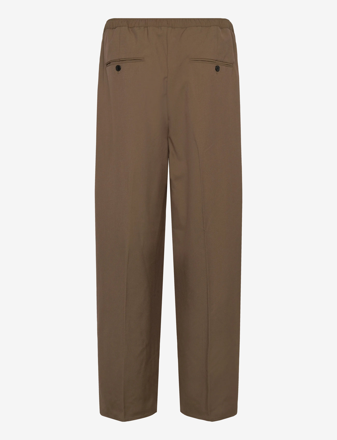 Weekday - Oversized Suit Trousers - anzugshosen - brown - 1