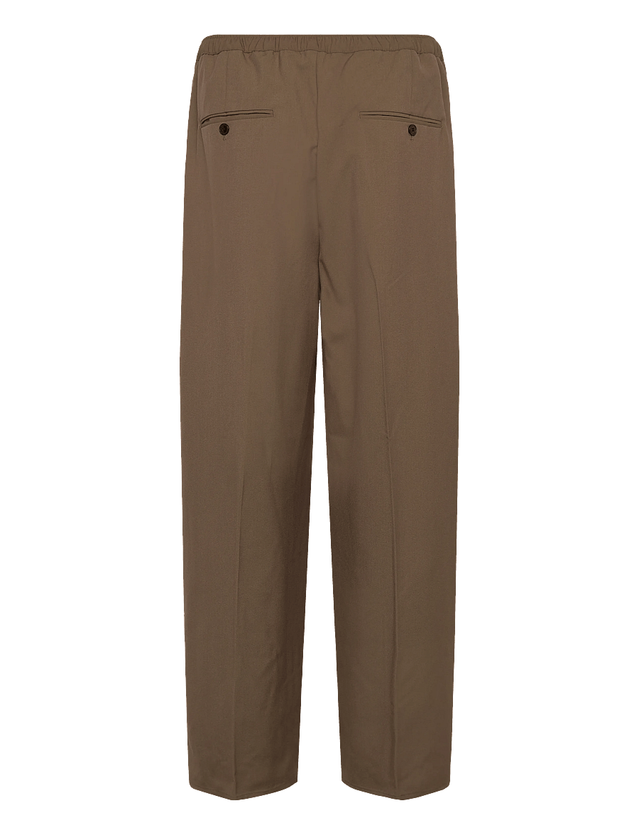 Weekday - Oversized Suit Trousers - Ülikonnapüksid - brown - 1