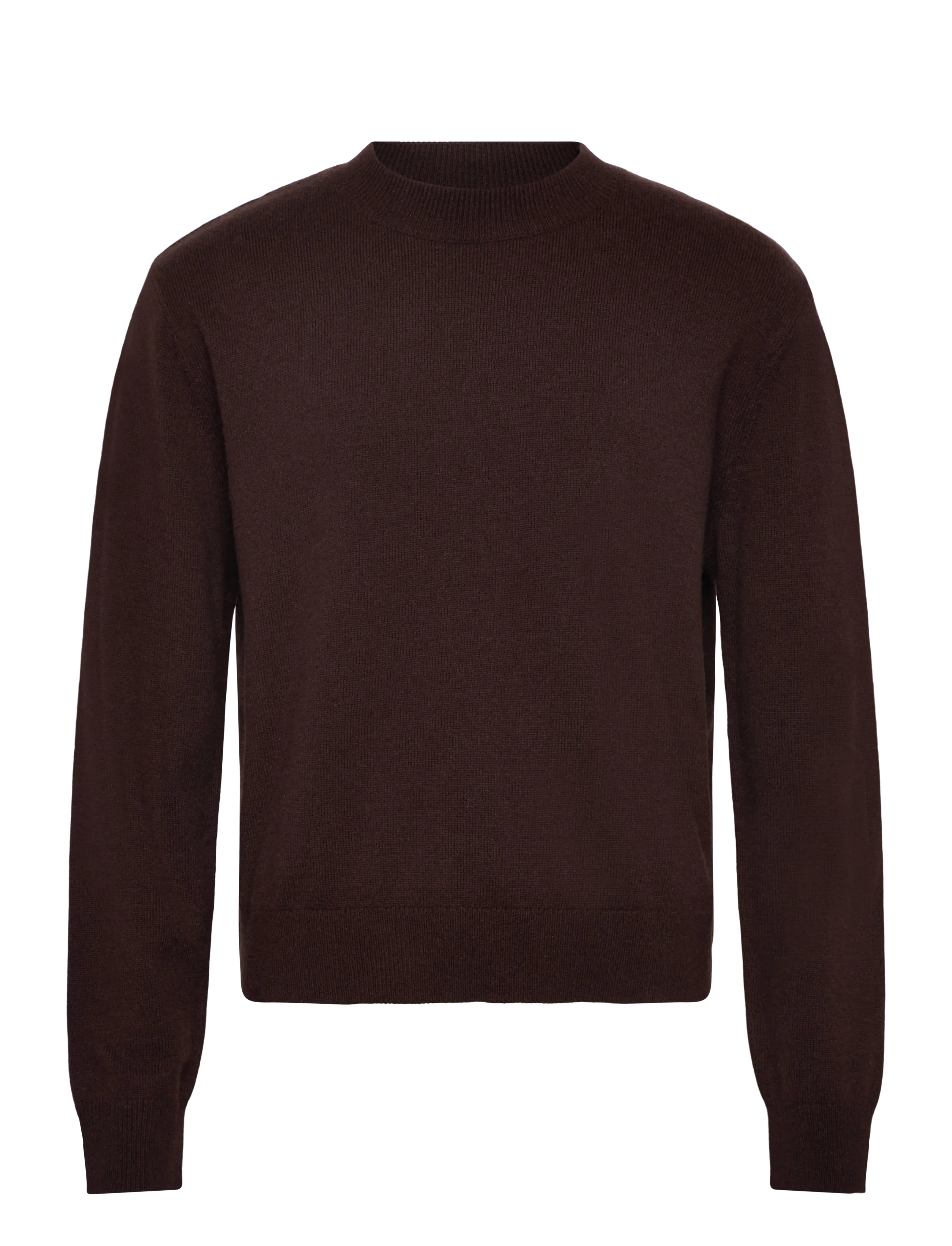 Weekday Regular Woolblend Sweater, Mænd, Rundhalset Sweater, Brun, Str: XL