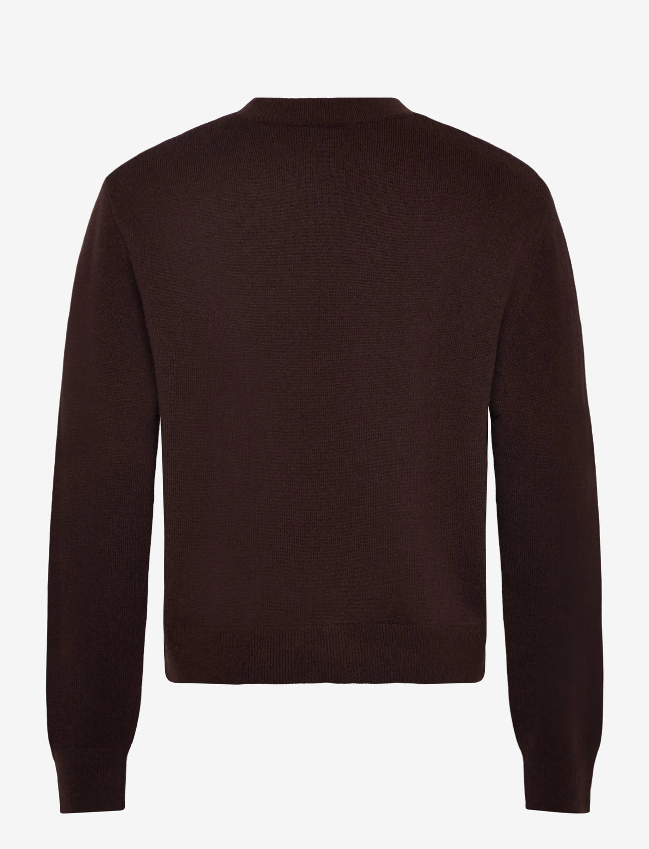 Weekday - Regular Woolblend Sweater - rundhals - brown melange - 1