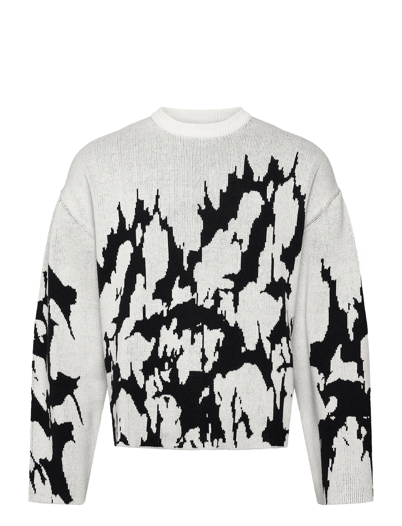 Weekday - Boxy Graphic Jacquard Sweater