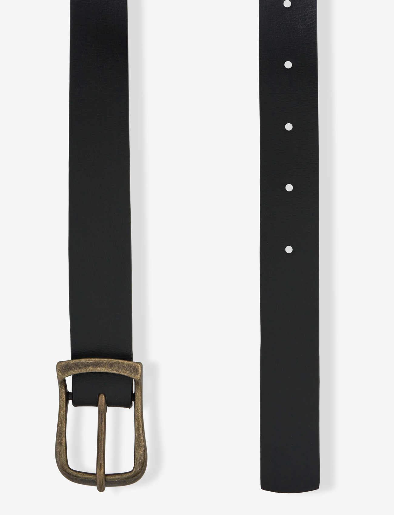 Weekday - Slim Faux Leather Belt - casual gürtel - black - 1