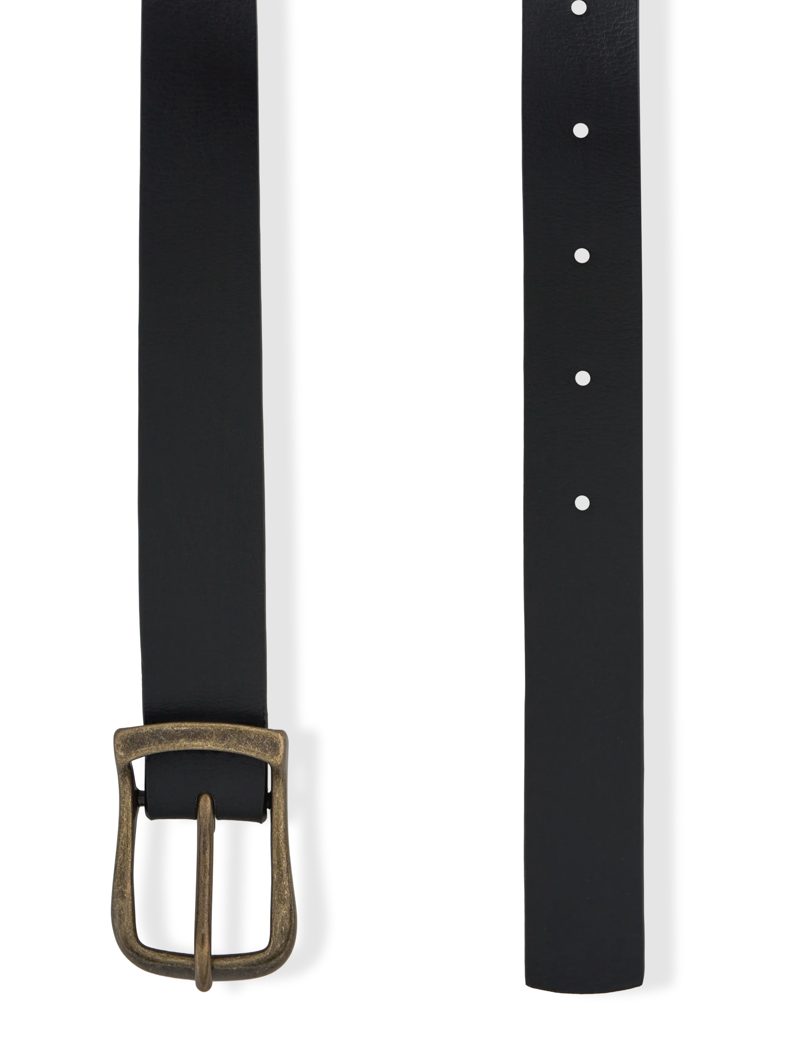 Weekday - Slim Faux Leather Belt - casualowe paski - black - 1