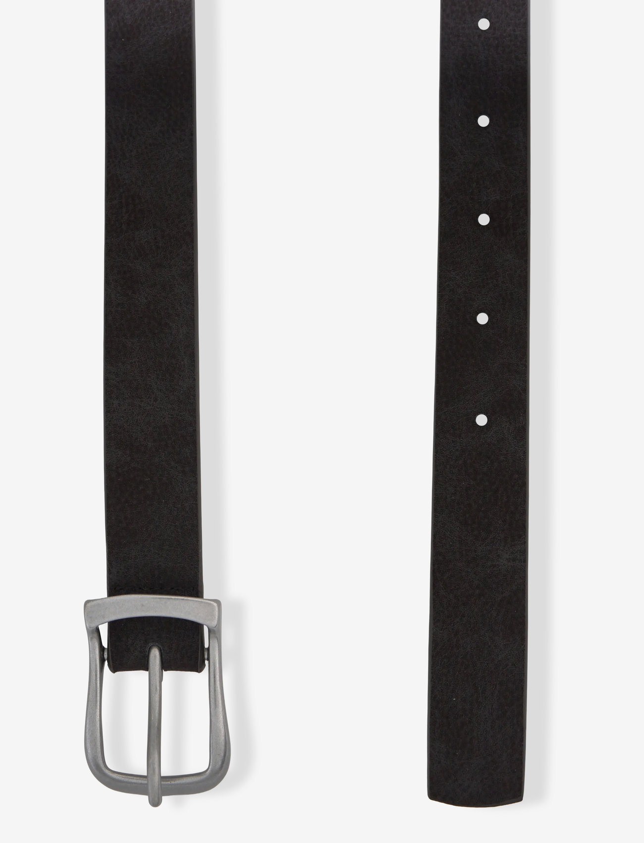 Weekday - Slim Faux Leather Belt - casual bælter - brown - 1