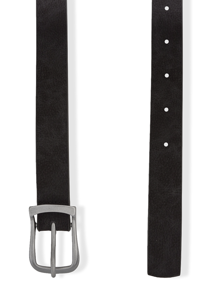 Weekday - Slim Faux Leather Belt - vabaajavööd - brown - 1