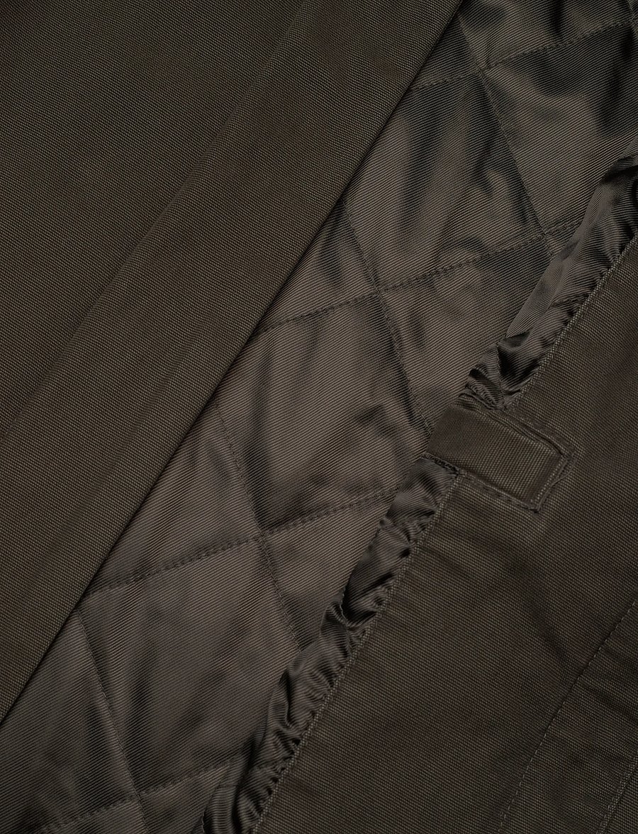 Weekday - Loose Fit Canvas Car Coat - talvejoped - grey dark - 4