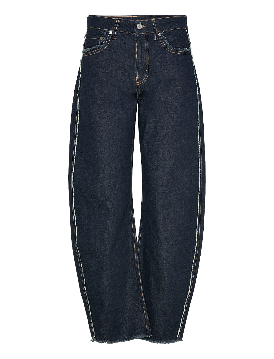 Weekday - Abell Mid Rise Regular Barrel Leg Jeans - barrel jeans - blue rinse - 0