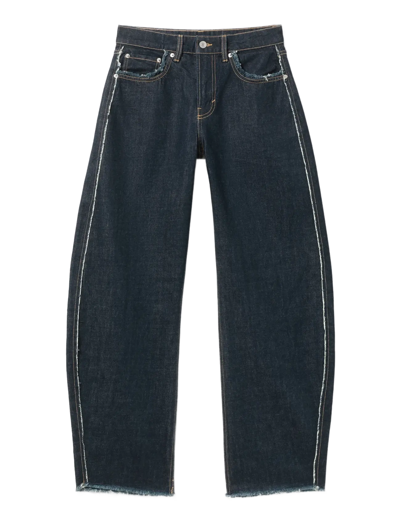 Weekday - Abell Mid Rise Regular Barrel Leg Jeans - barrel jeans - blue rinse - 2